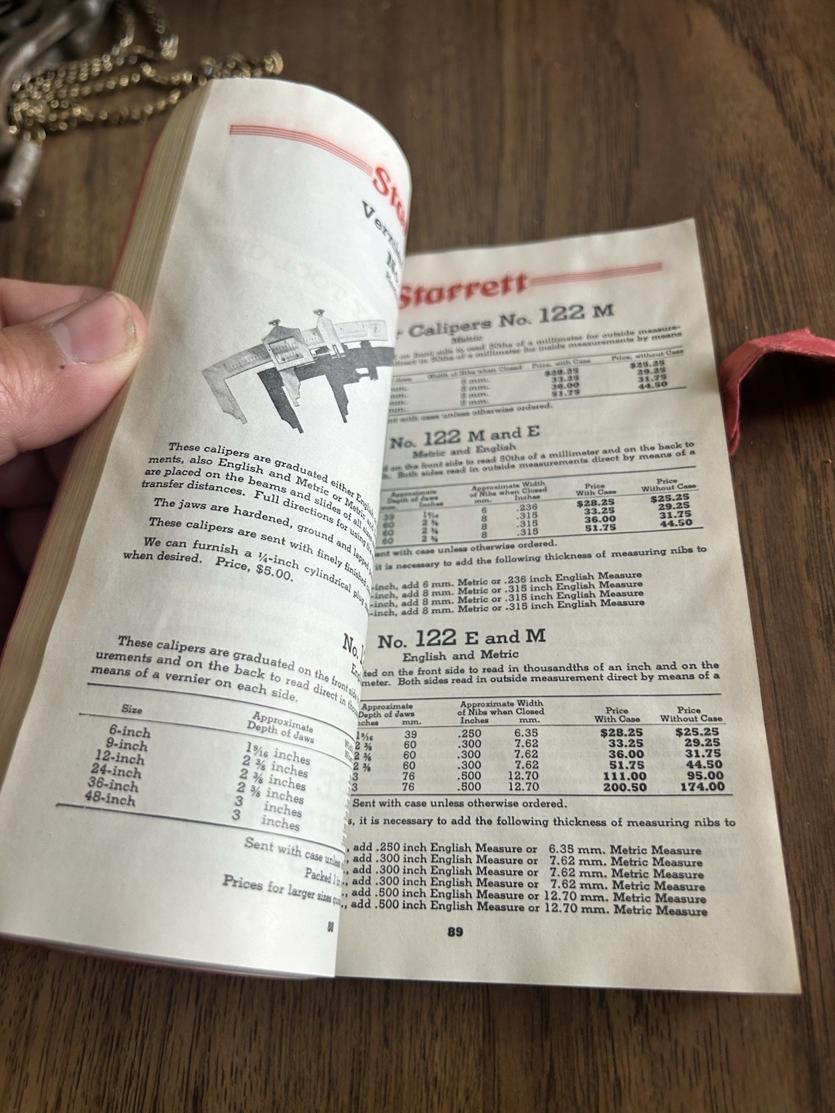 1938 Starrett Mechanical Tools Saws Booklet Catalog #26 -Borneman & Sons Elkhart