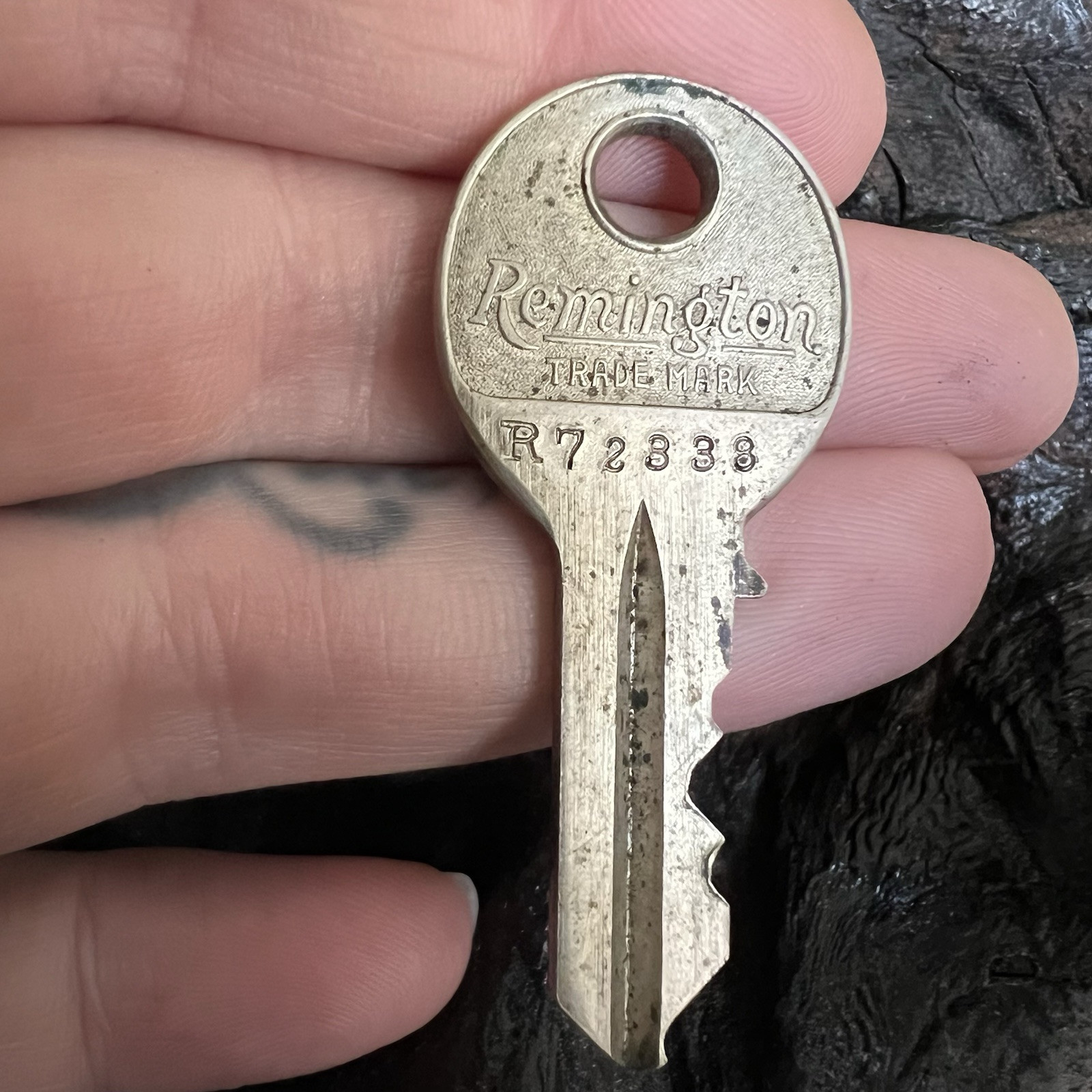 Vintage Remington Trademark Safe Vault Key Corbin R72338 Collectors