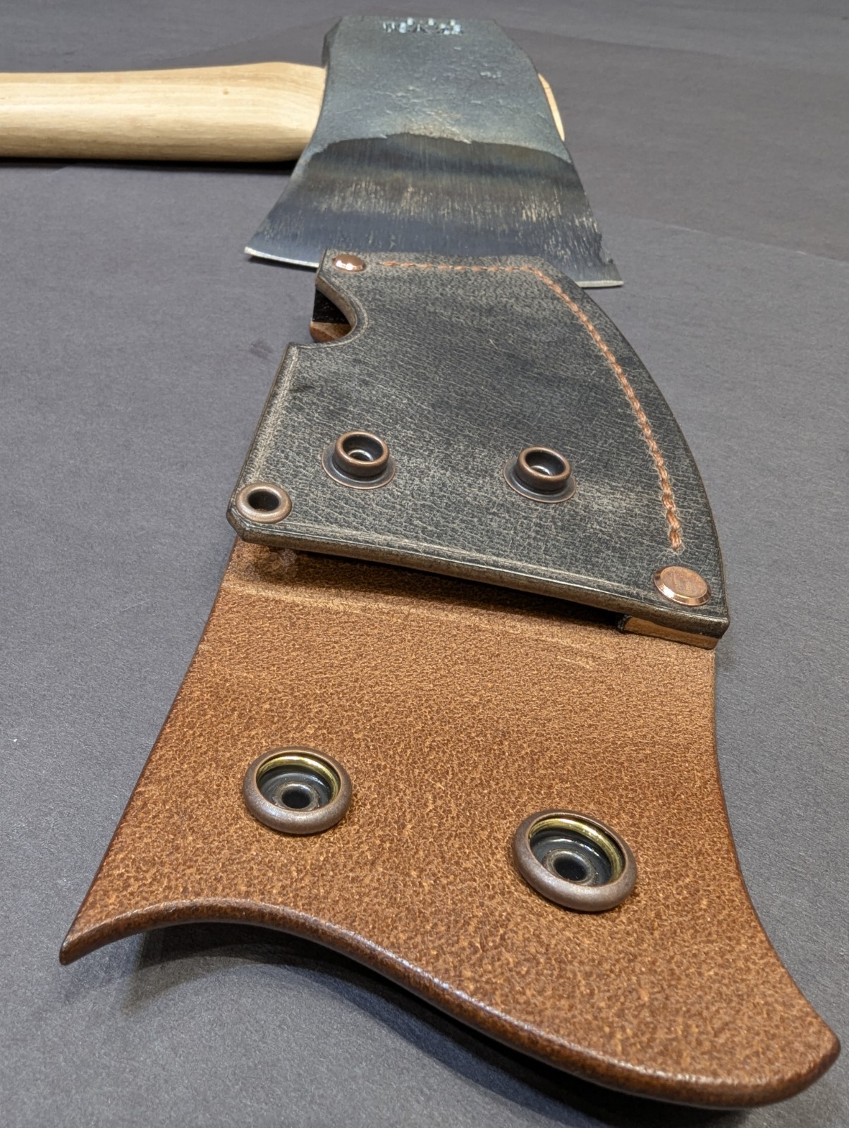 Council Tool 5lb Splitting/Fallers Axe Handmade Leather Axe Mask “ONLY” Read Des