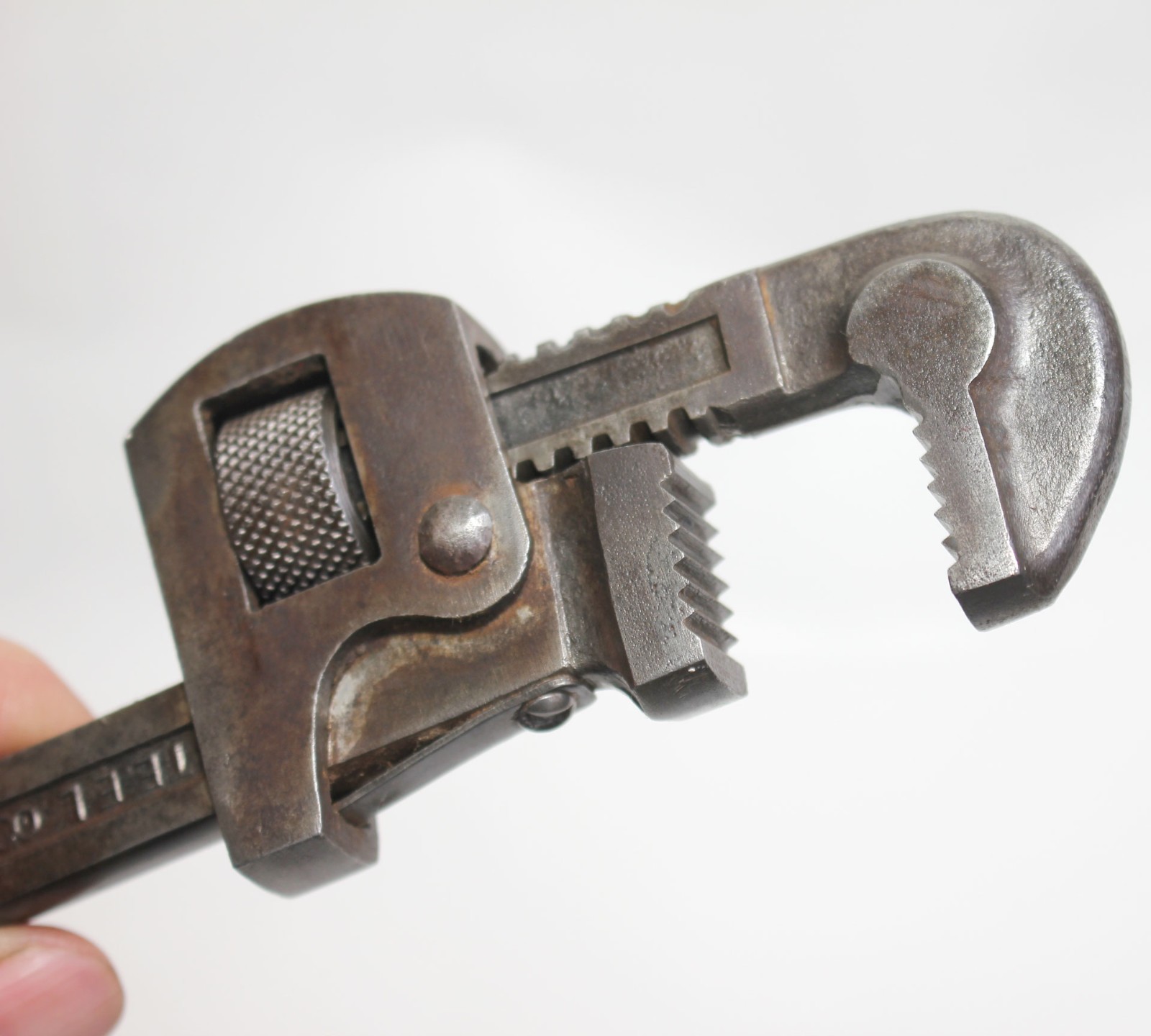 Vintage 8” Stillson Type Pipe Wrench Forged Steel Made In Western Germany