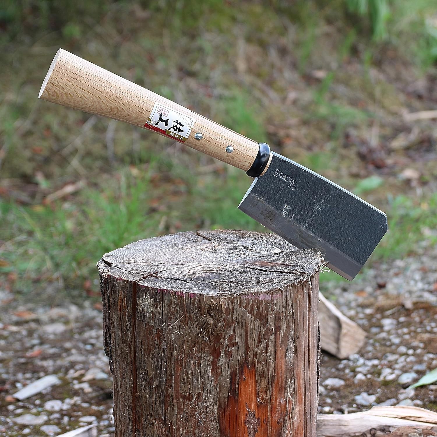 NATA Small Hatchet Tool 5.3″ [Double Bevel] Made in Japan, Japanese Wood Splitti