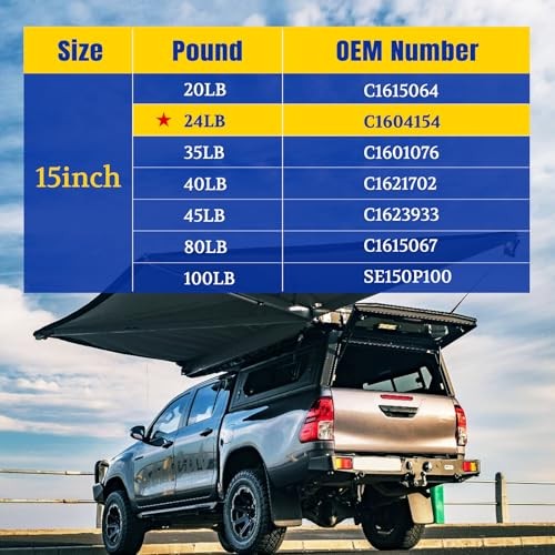 C16-04154 15 inch 24Lb Gas Struts Lift Support, sl33-20-1 15″ Gas 15inch/24lb