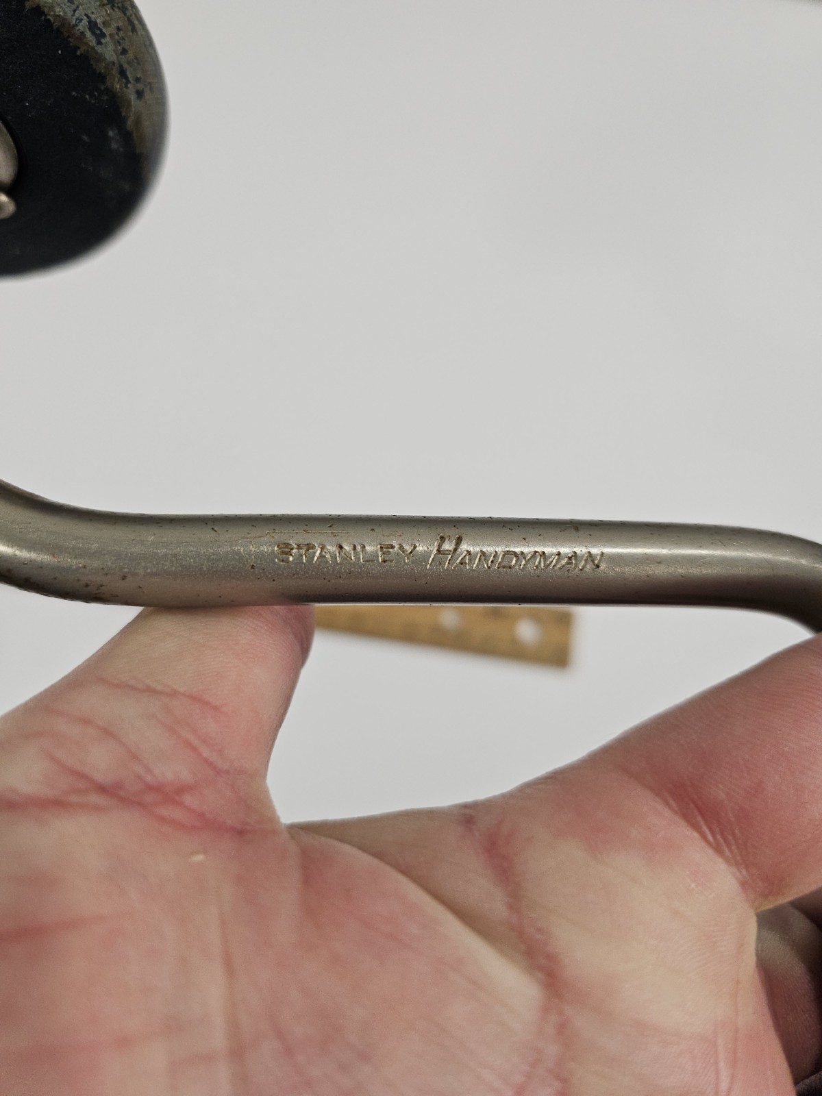 Stanley No. H1253 Handyman Hand Drill Ratcheting Brace vintage Made In USA