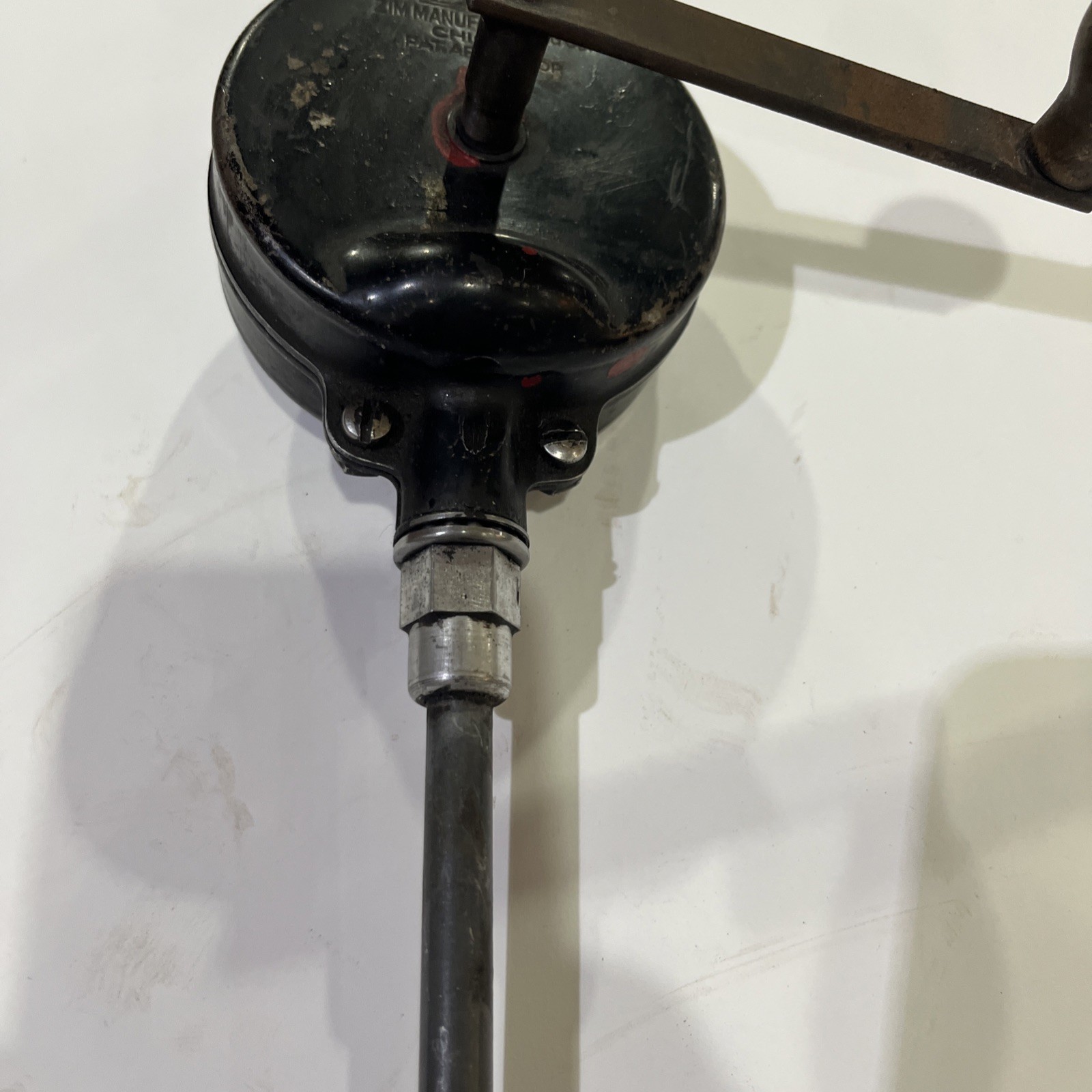 Vintage Zim Manufacturing Co, Hand-Crank Valve Grinder/Lapping Tool.