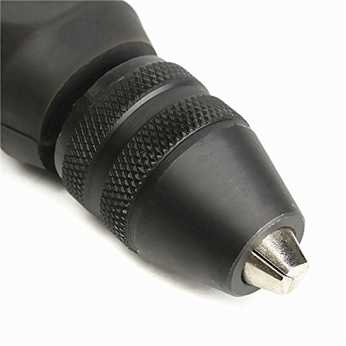 Mini Hand Drill 0.5-8mm Keyless Chuck Pin Vise – Comfortable Non-Slip Handle