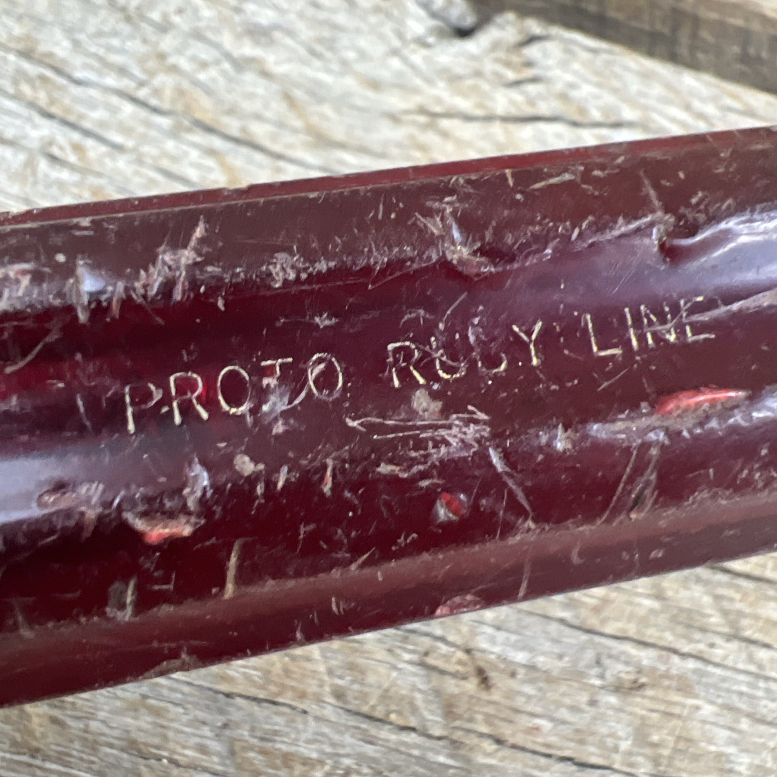 Vintage PROTO RUBY LINE FLAT TIP SCREWDRIVER # 9336 10” Mechanic Garage Man Cave