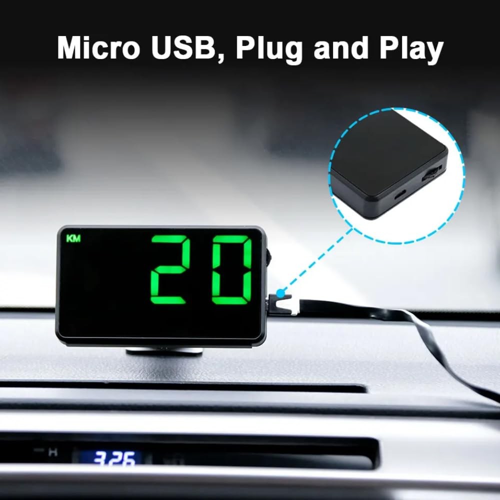 Digital GPS Speedometer Heads Up Display for Cars New HUD MPH Odometer Trip Mete