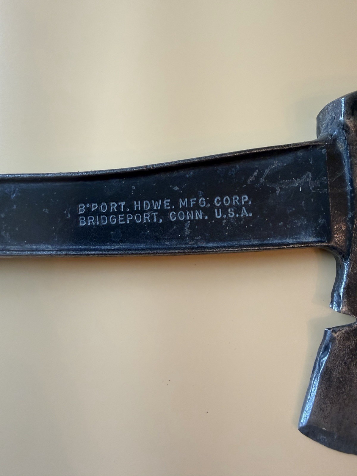Antique Boy Scout Hatchet 13.5” Made by B’Port HDWE. Mfg Corp USA 1910’s-1930’s