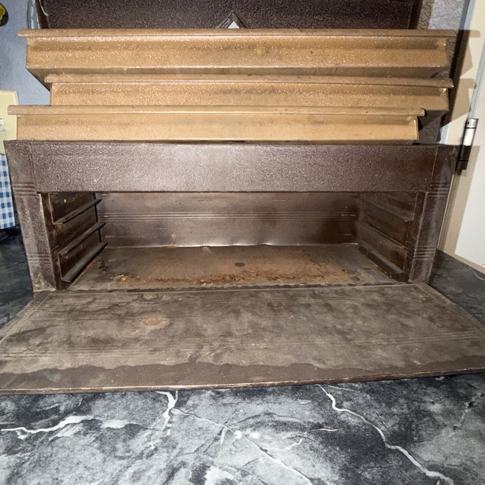 Vintage IATSE MPMO Union Operator Metal Tool Box Multi Drawer Theater Machinist