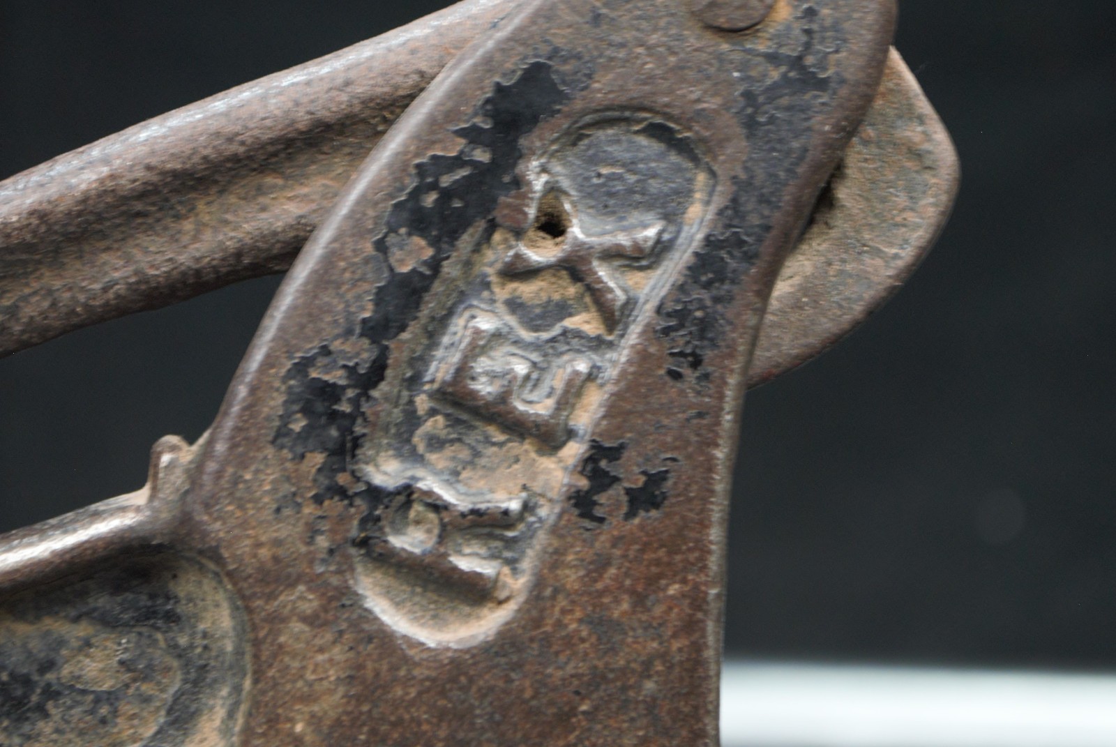 Vintage REX Tool #27 brake rivet cast iron press tool PAT OCT 9 1900