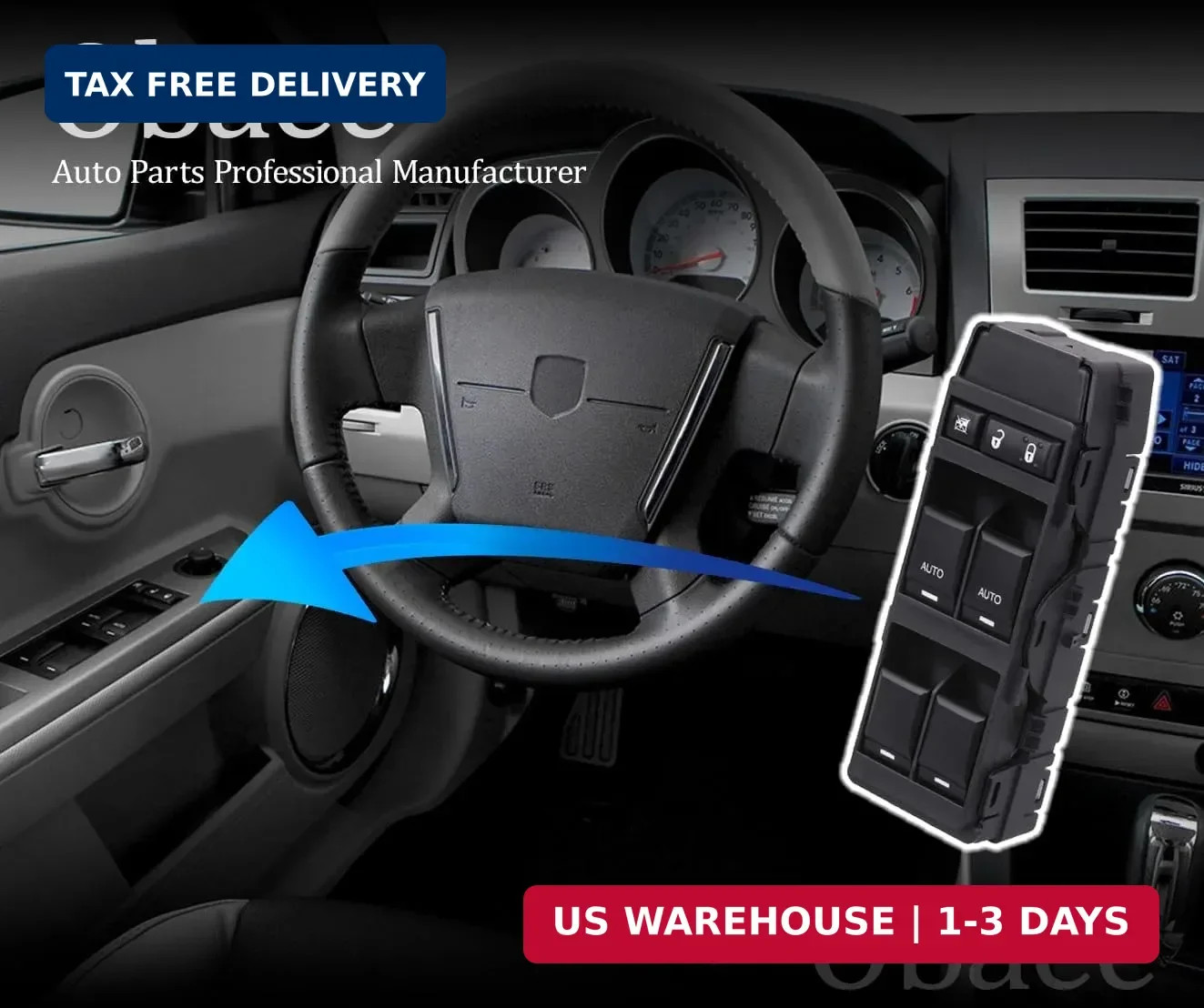 Power Window Switch Compatible with 2006-2010 Jeep Commander/Grand Cheroke