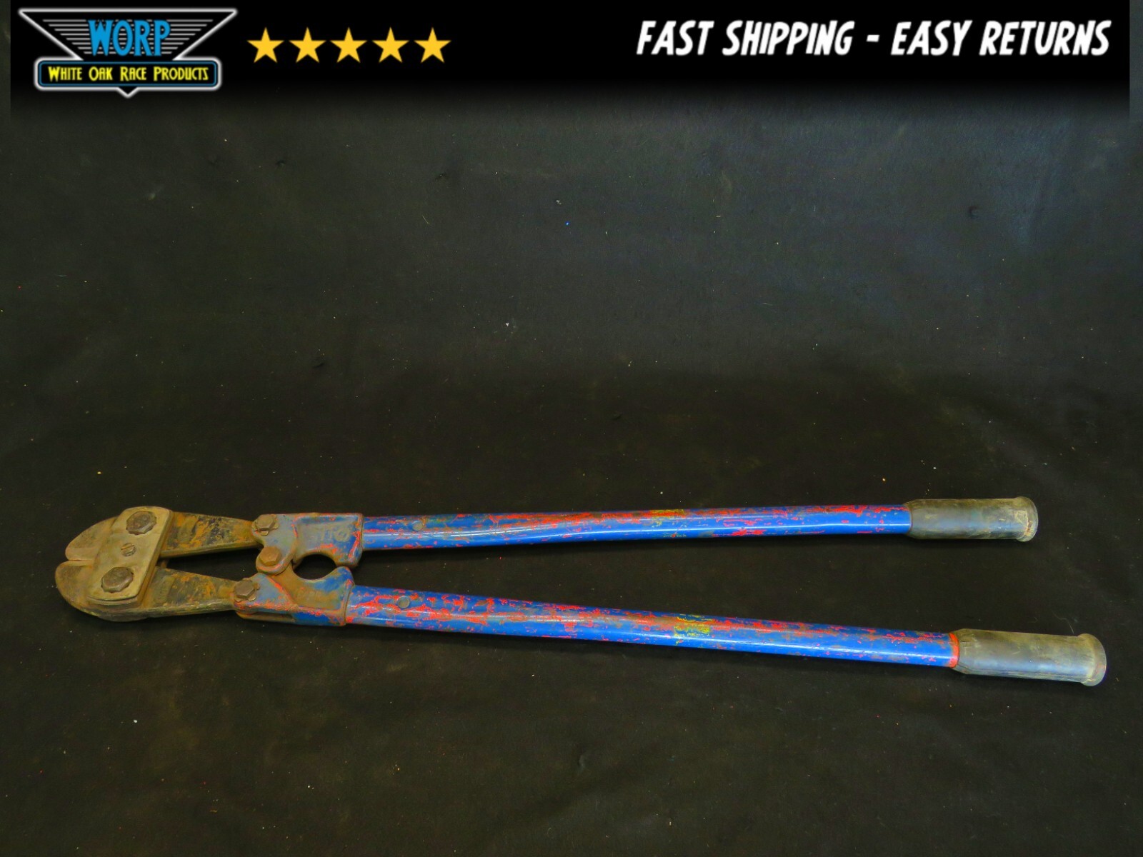 VINTAGE HKP PORTER BOLT WIRE CUTTERS DYKES NUMBER 3 #3 NO.3 HIT HANDLES 36 OAL