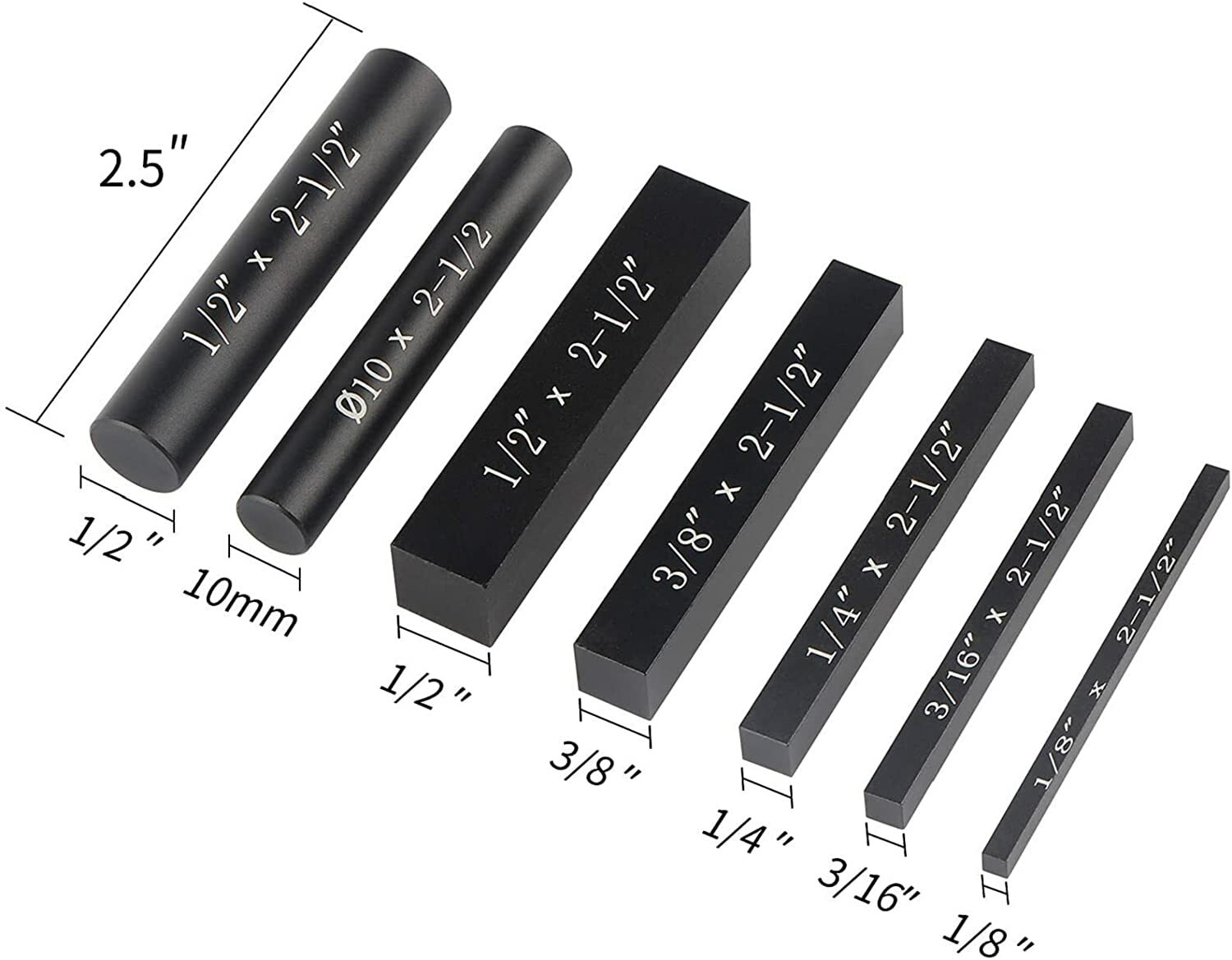 7pcs Setup Blocks Height Gauge Set for Router Table Saw Accessories Woodworking