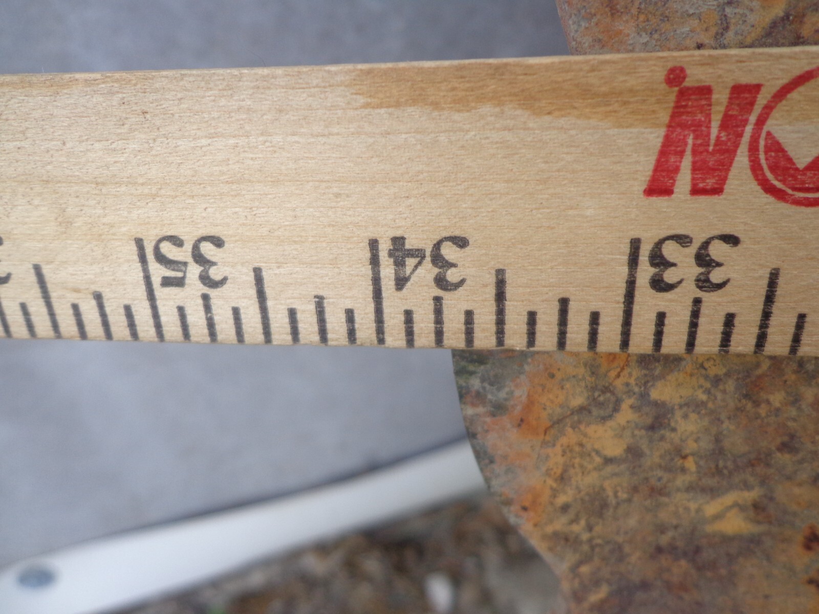 Very Large 34 Inch Vintage Buzz Saw Blade / Wood Cutting, Logging, Yard Art