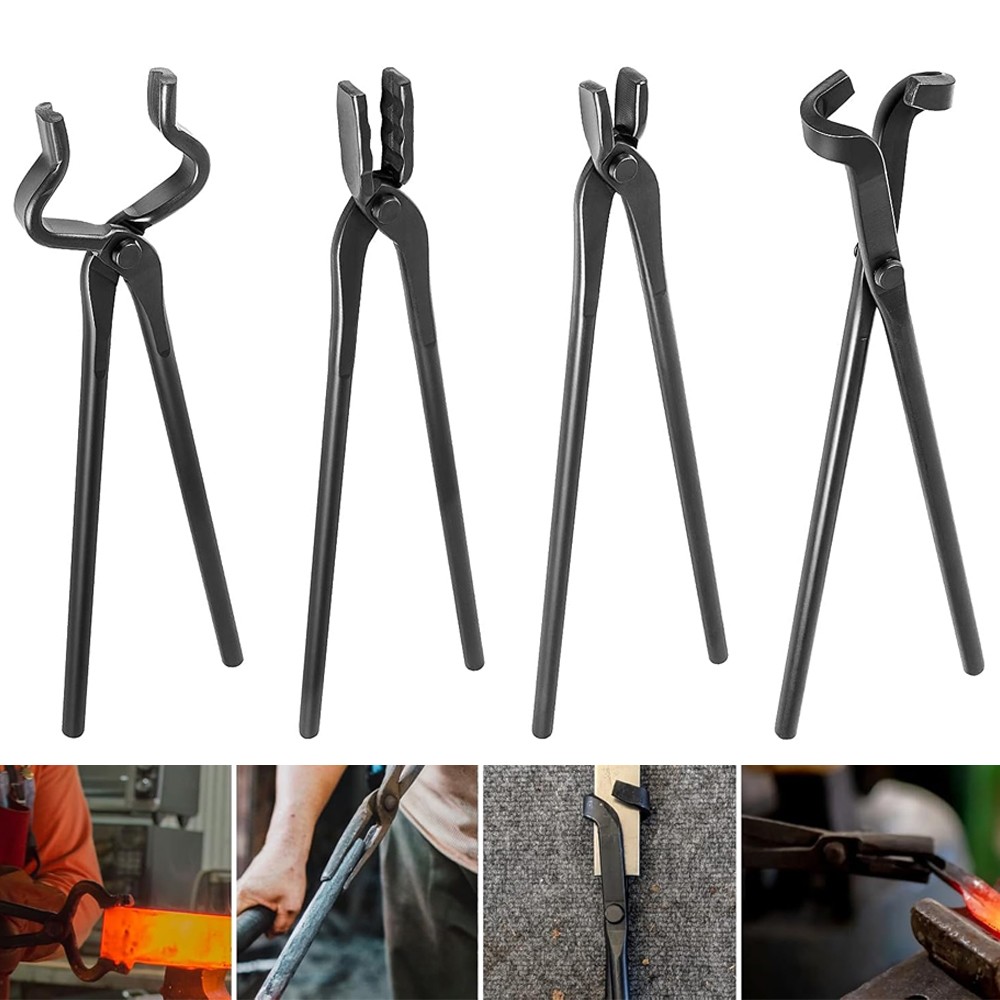 Blacksmith Forging Tools Knife Making Tongs Set for Bladesmithing Blacksmithing