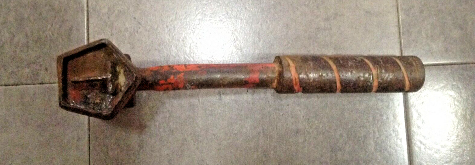 Rare Old Antique Oil Industry Log Marking Hammer Texaco*T*Star Stamp Cross Peen