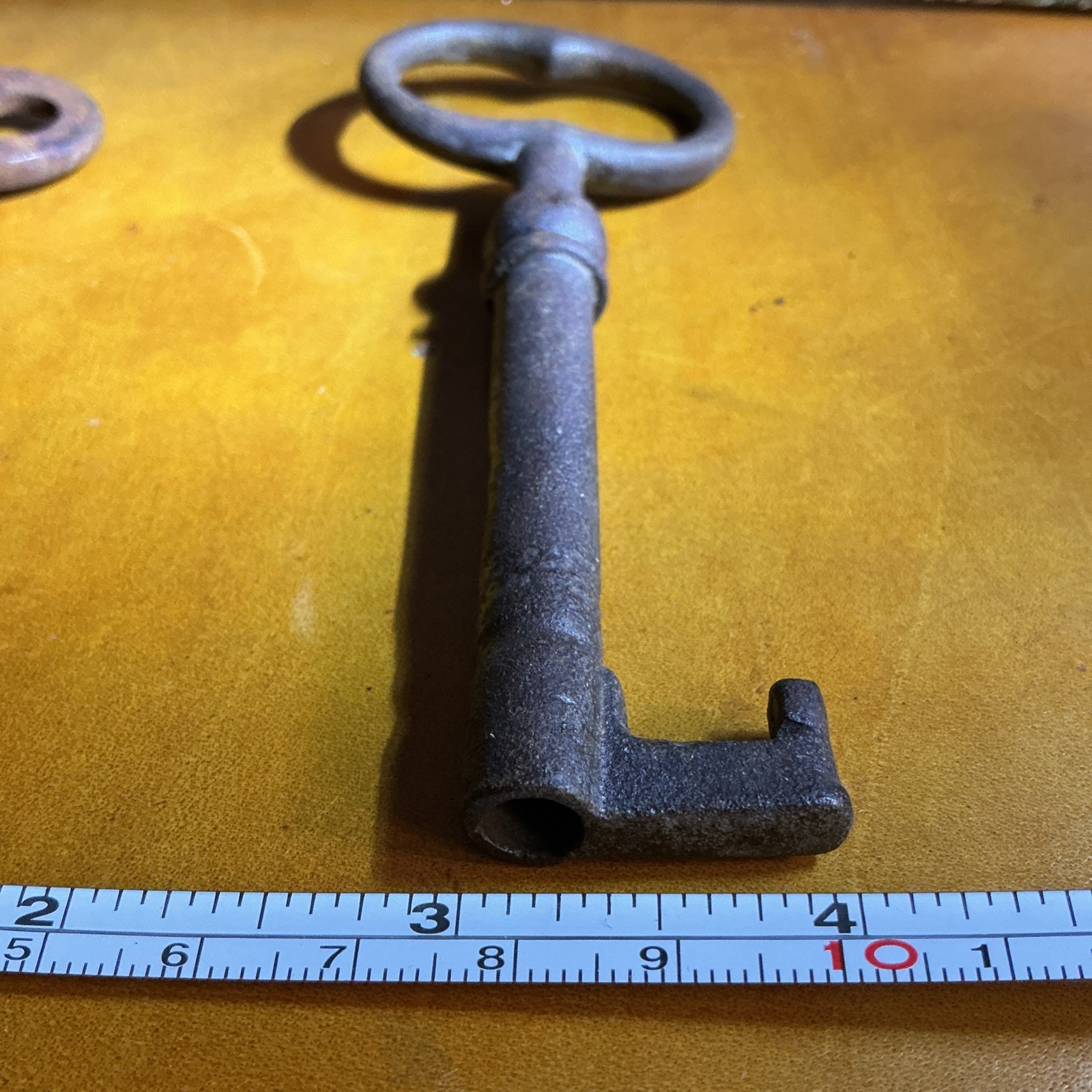 Antique Keys,pair,5 And 4 Inches