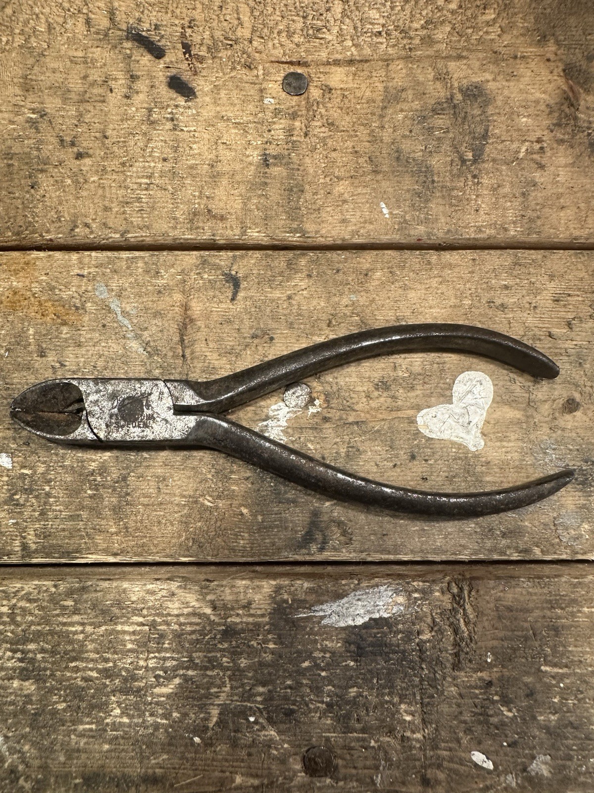 Vintage Pliers EA Berg Erik Anton Eskilstuna Sweden Side Cutter Snips 5.5”