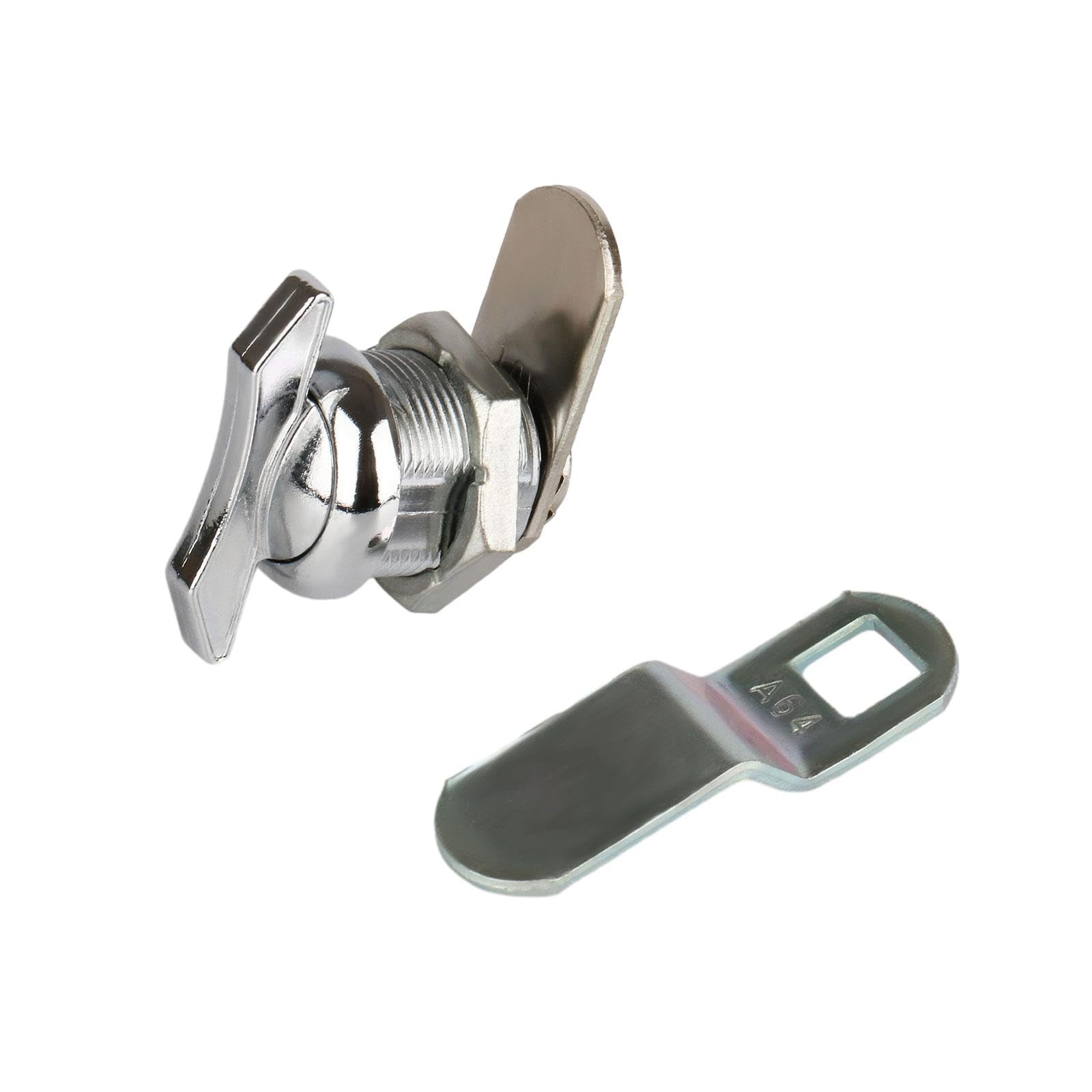 1 PCS Thumb Operated Offset Cam Lock RV Compartment 5/8 Inch 16mm Chrome