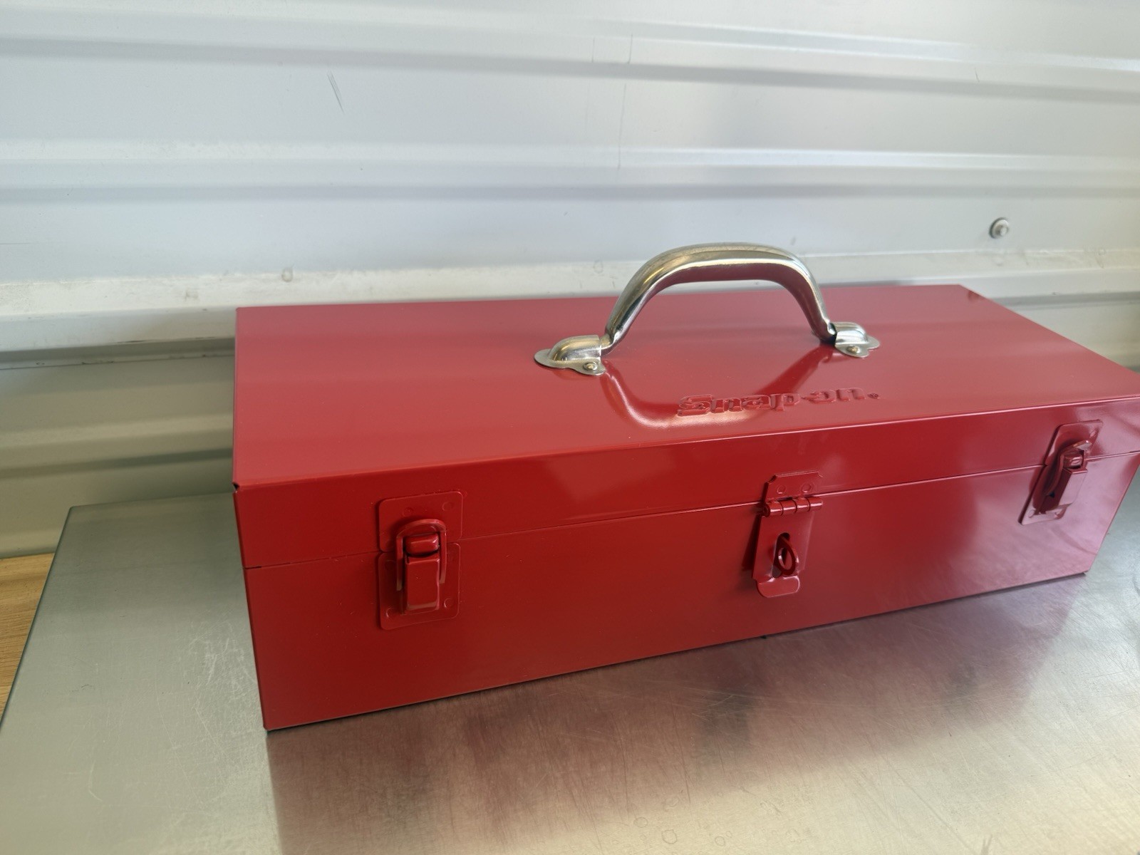 Vintage Snap On Red Handheld Tool Box Removable Divider Tray KRA 250B