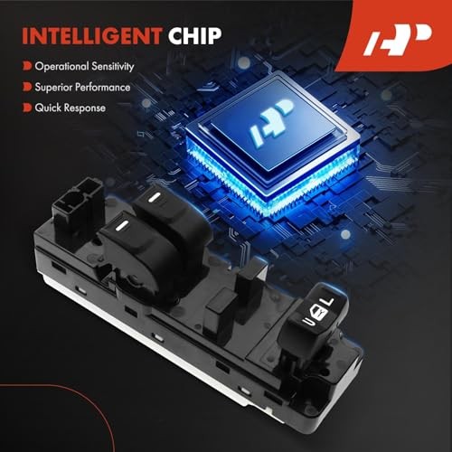 Front Driver Side Master Power Window Switch Compatible with Chevrolet