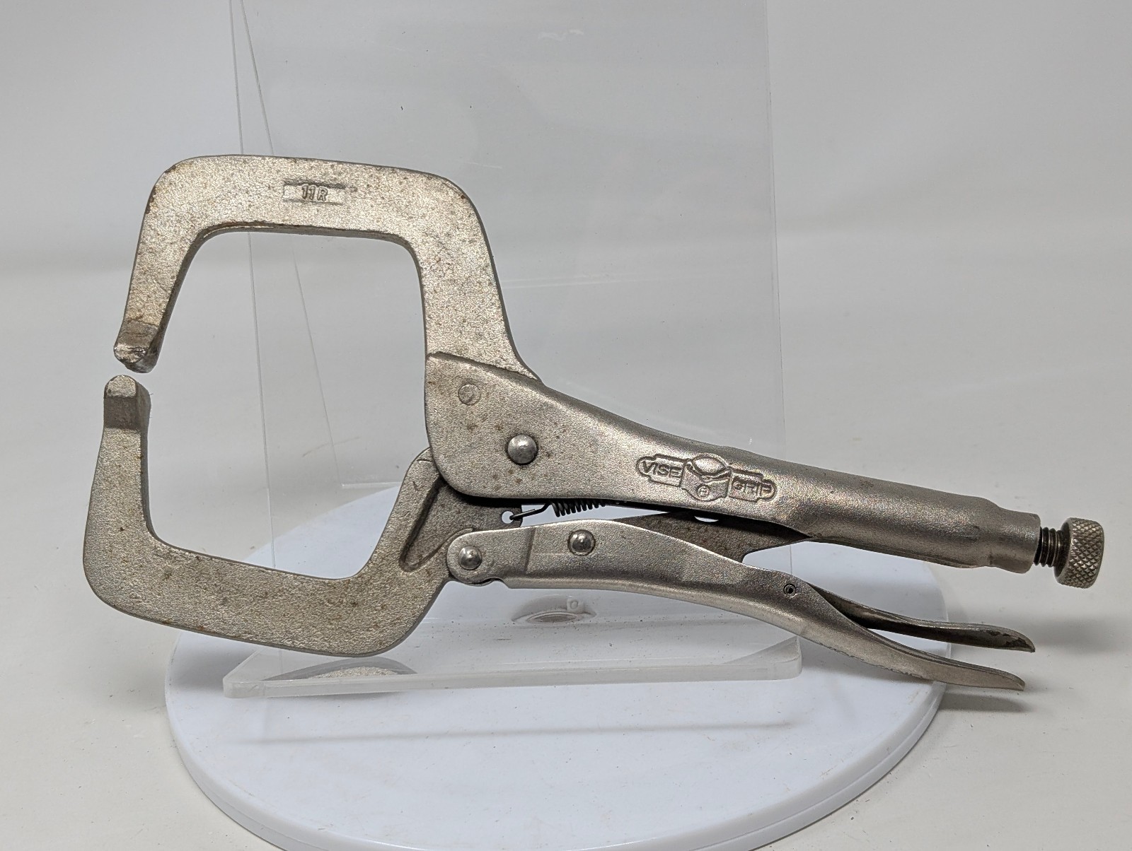 Vintage Petersen Dewitt VISE GRIP C-Clamp Locking Welding Tool #11R USA Made