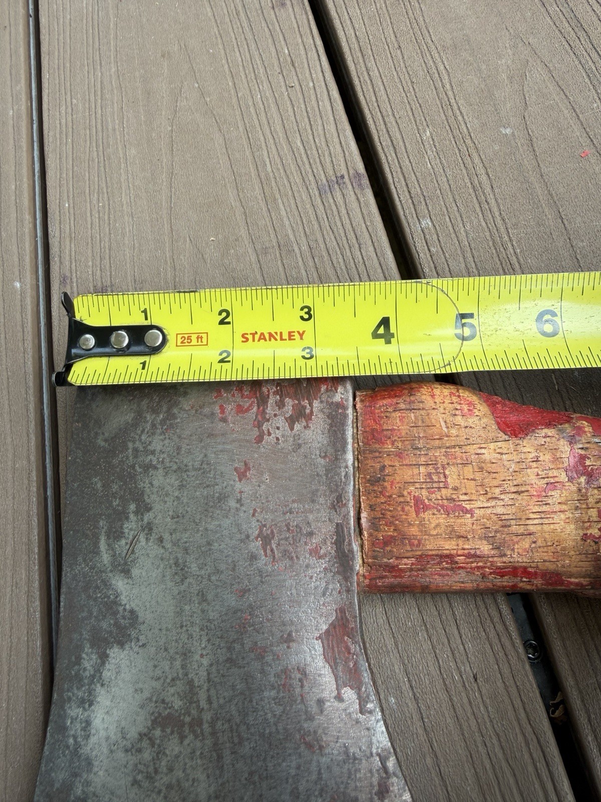 Vintage True Temper Kelly Works Michigan Pattern Axe 33.5” Original Handle