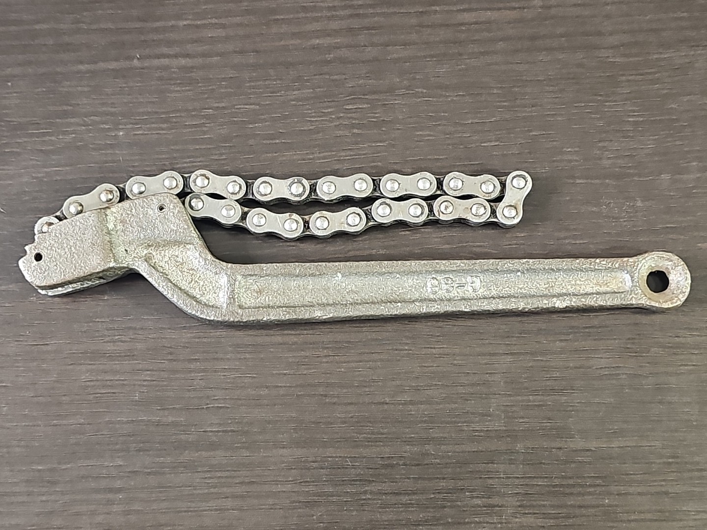 Vintage Ken-Tool Mfg. Co Akron, OH G36 Chain Pipe Wrench 9” Body