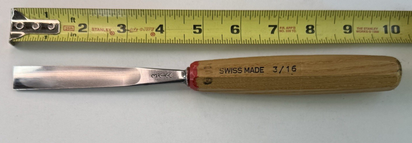 PFEIL Swiss Made 3/16 No.3 Gouge Carving Tool / Woodworking Tool