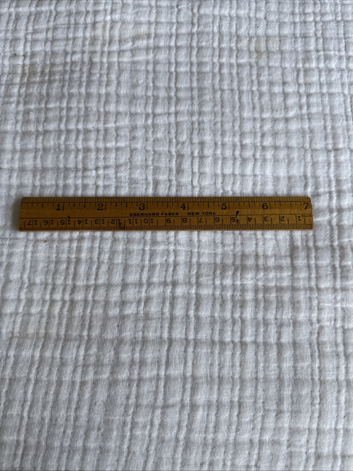 Antique Wood Ruler 7” Eberhard Faber New York