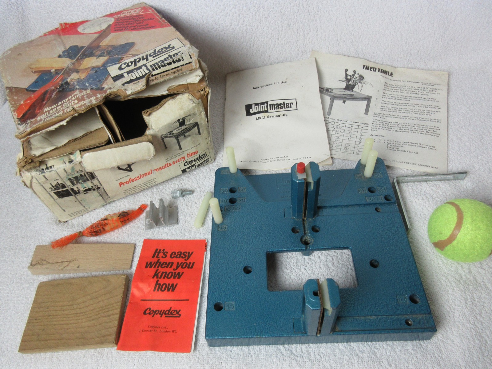 Copydex Joint Master Mark 2 Sawing Jig with Instructions and Box