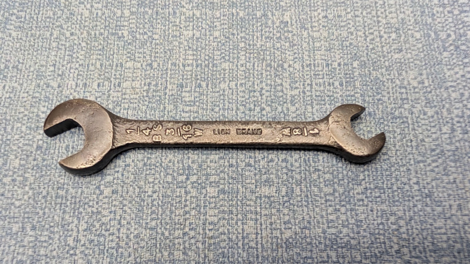 Vintage Lion Brand by Armstrong, Stevens & Co. Imperial Whitworth Spanner 4″