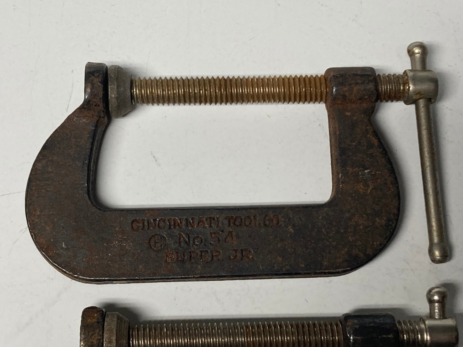 Lot of 5 Vintage 2″ Cincinnati Tool Co No 54 Super JR. Clamp Made in USA