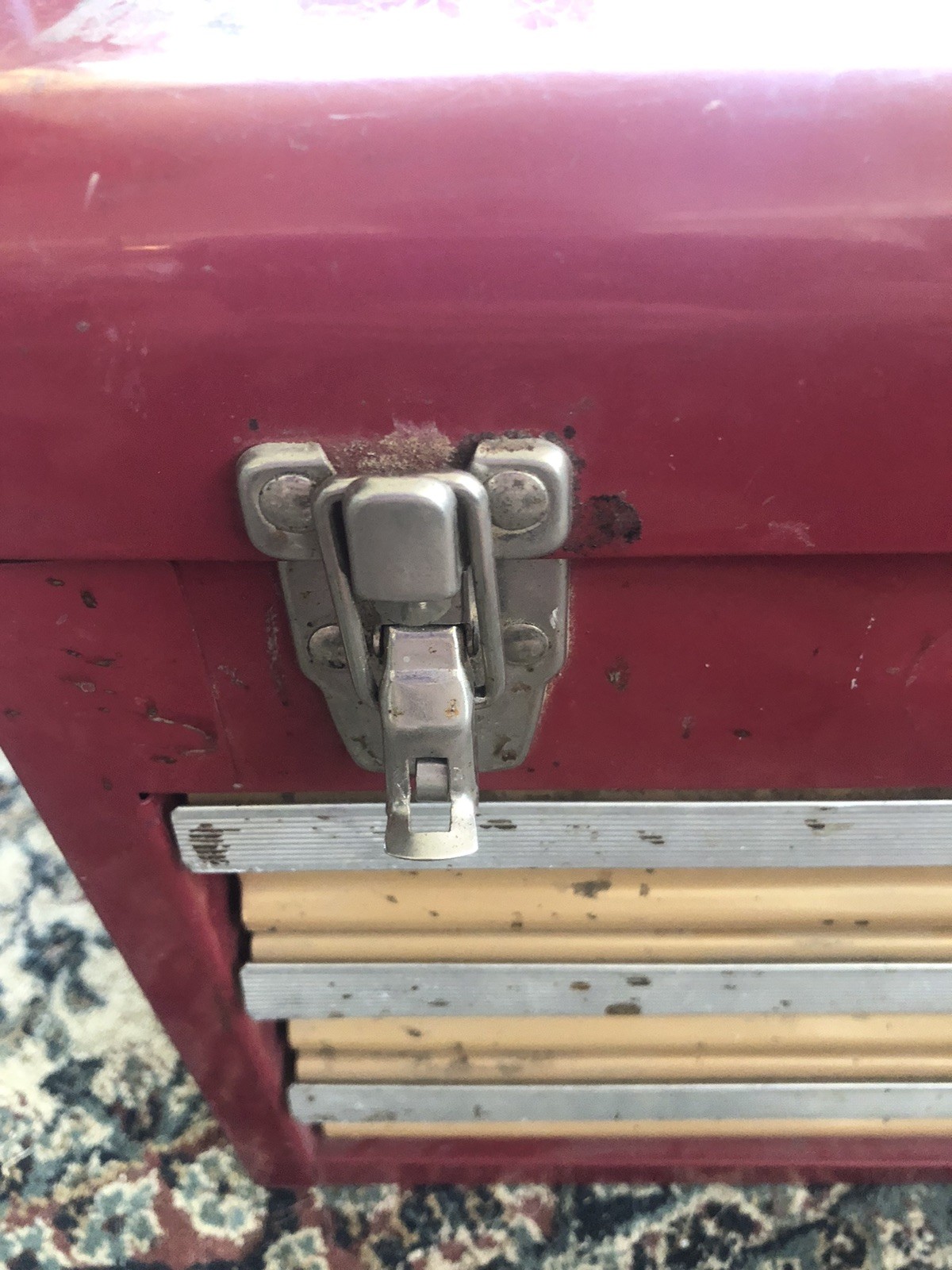 Craftsman 3 Drawer Tool Box Vintage Model 706 Waterloo SF 49ers NFL