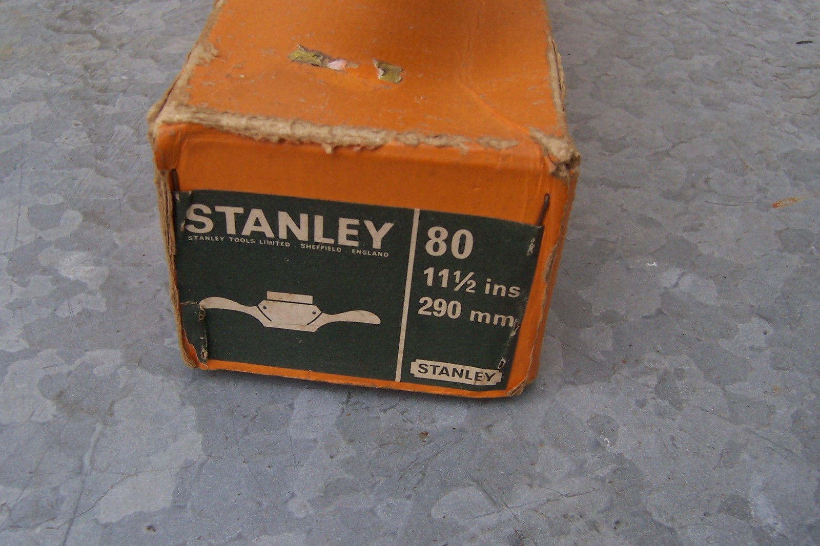 VINTAGE STANLEY 80 SPOKE SHAVE 11 1/2″ COMPLETE WITH BOX