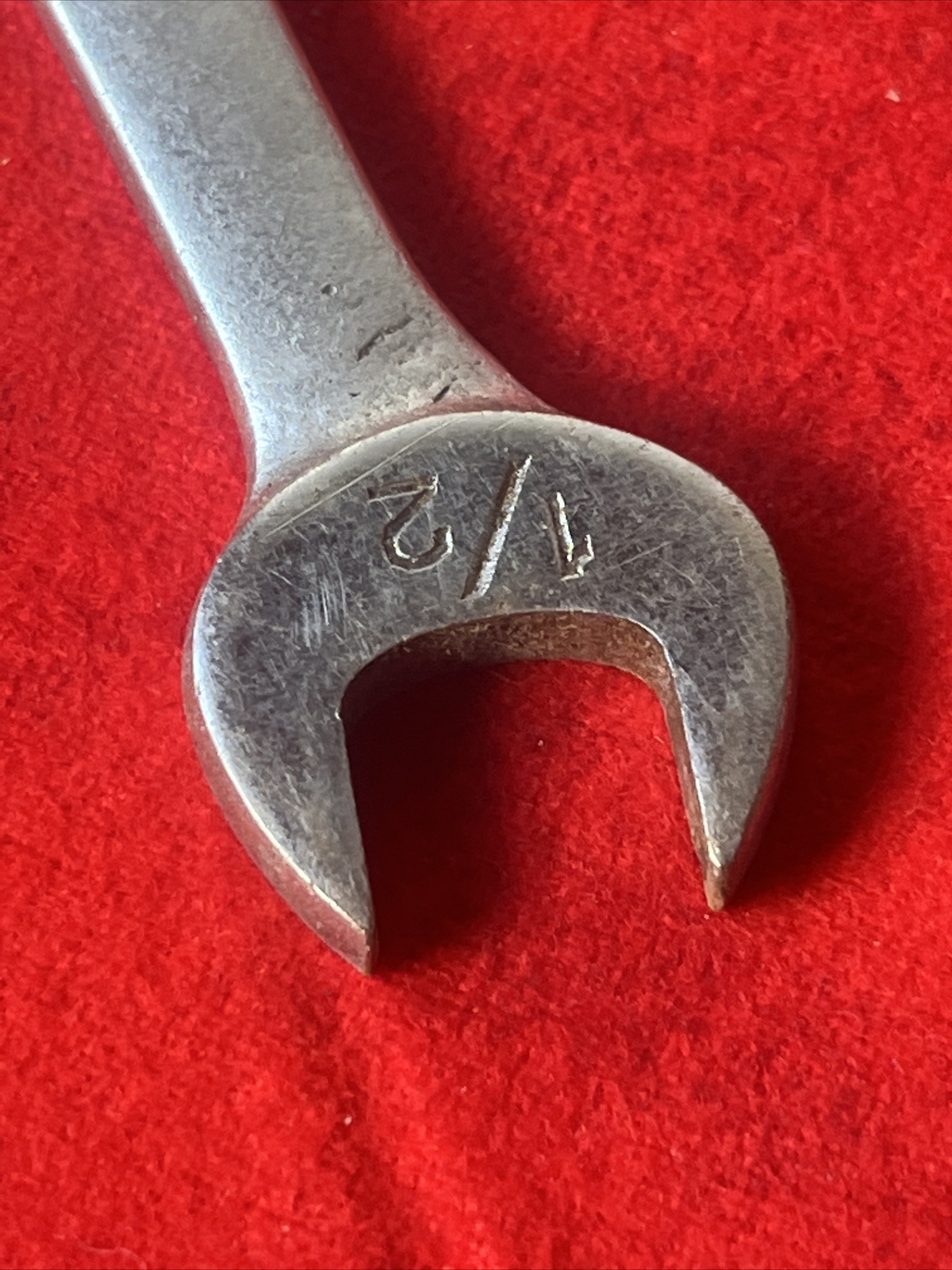ARMSTRONG No. 1025 ARMALOY DOUBLE OPEN-END WRENCH 19/32″ & 1/2″ USA (t53)