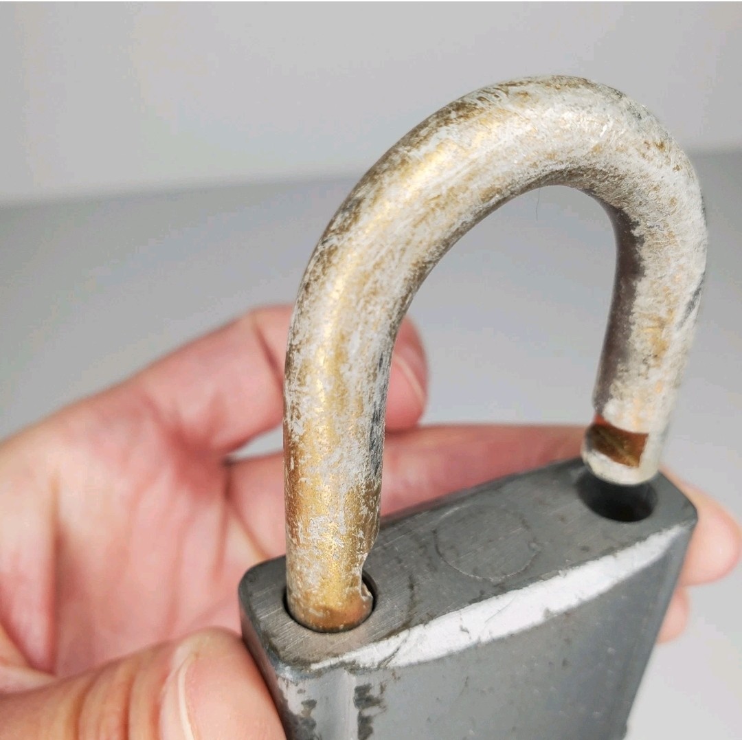 Vintage Lock With Key Works Chicago Lock Co Chicago ILL Made In USA HEAVY