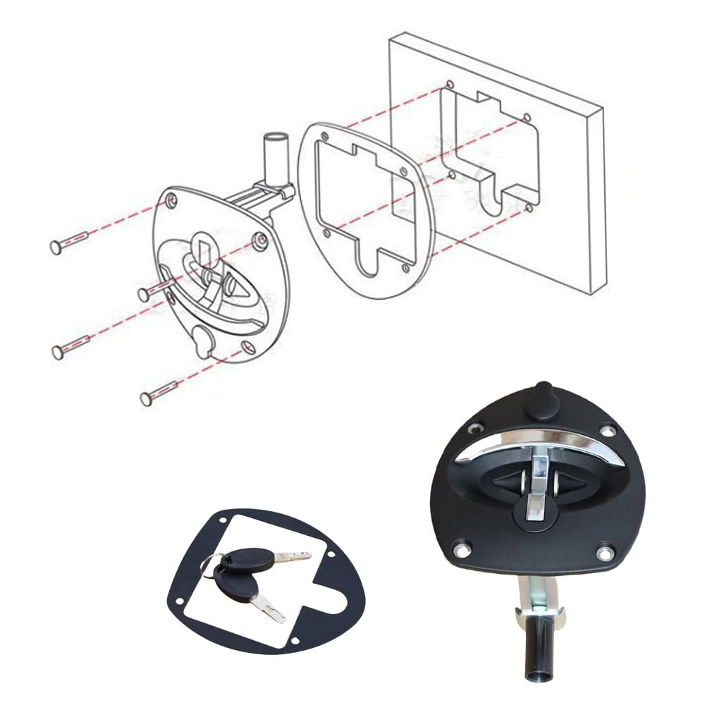 T Handle Latch Single Point Compression Latch for Rv Truck Door Tool Box Lock…