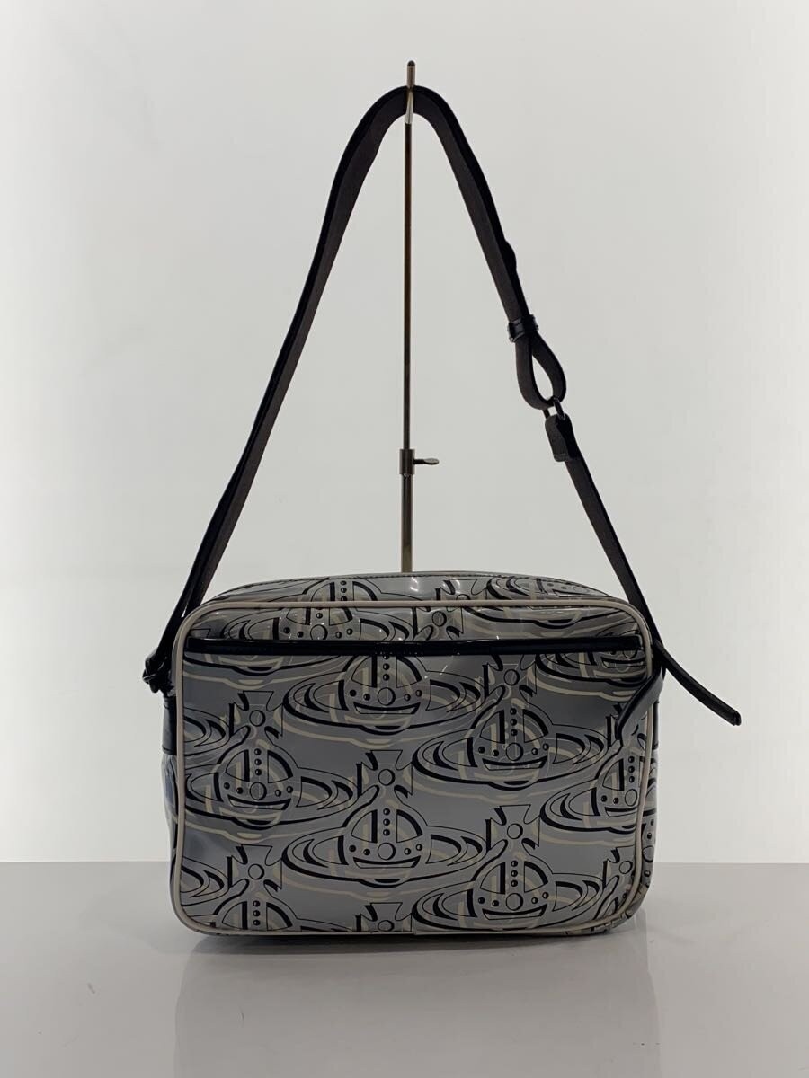 Vivienne Westwood Shoulder Bag SLV 23x26x5 cm Silver Used All-Over Pattern