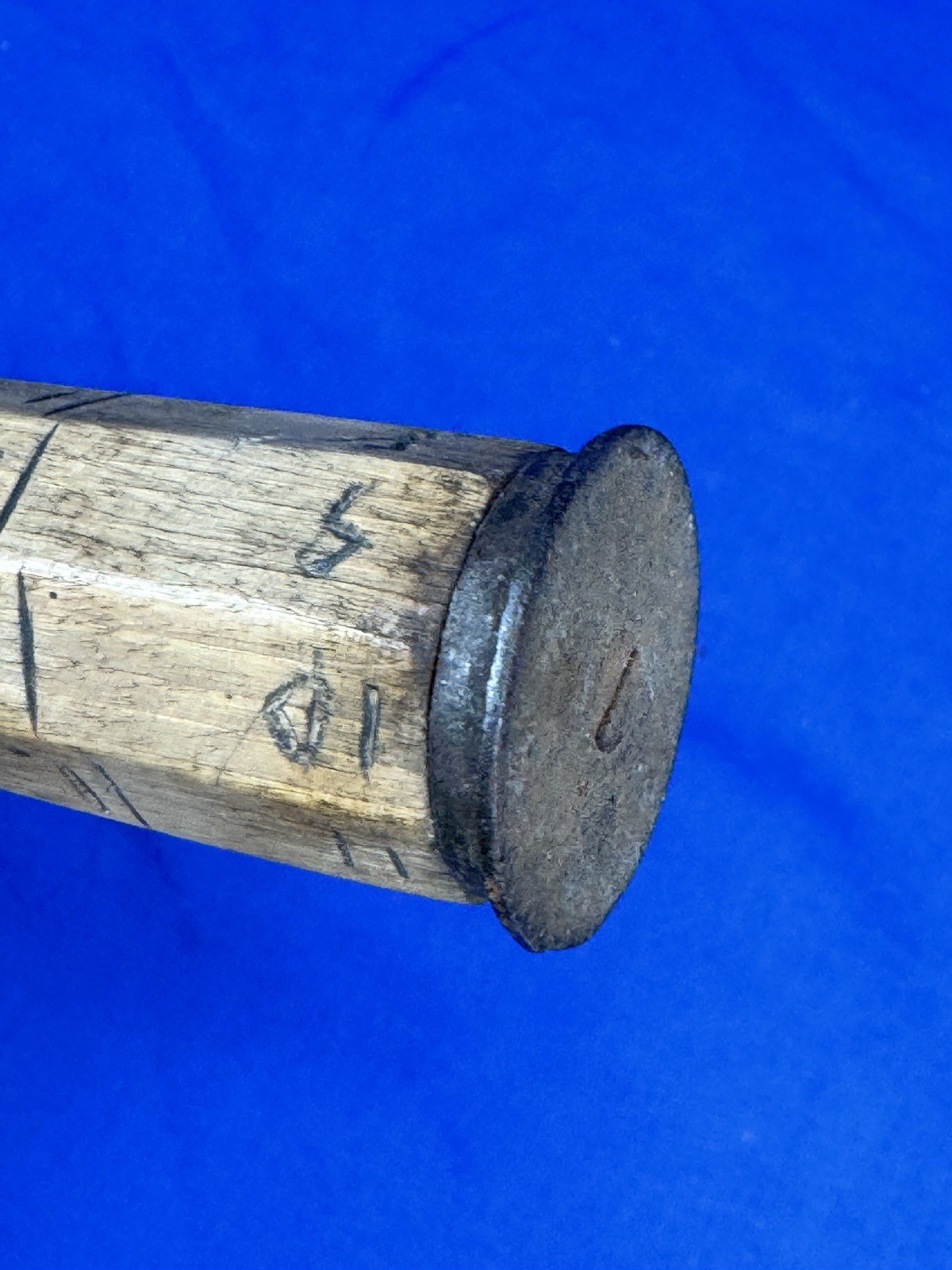C.1910 Logger’s LOG RULER, Calculate Board Ft. of Lumber in Logs, Maine Homemade