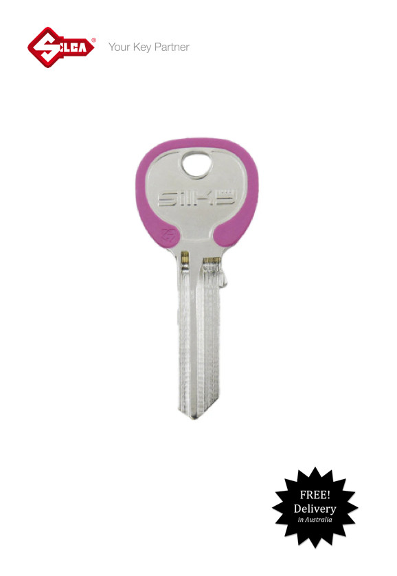 Silca SILKY Keyblank Lockwood ,Key Blank-Purple Free Postage!