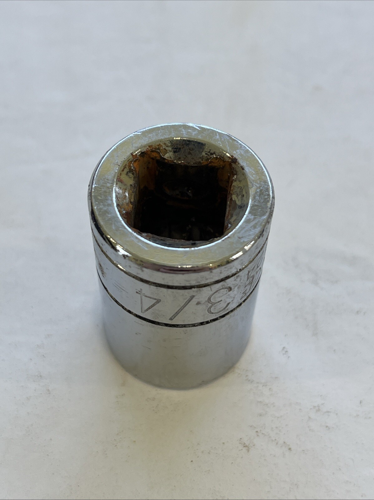 3/4” GM Performance Parts 33424 1/2″ Drive 12 Point Chrome SAE Socket VTG