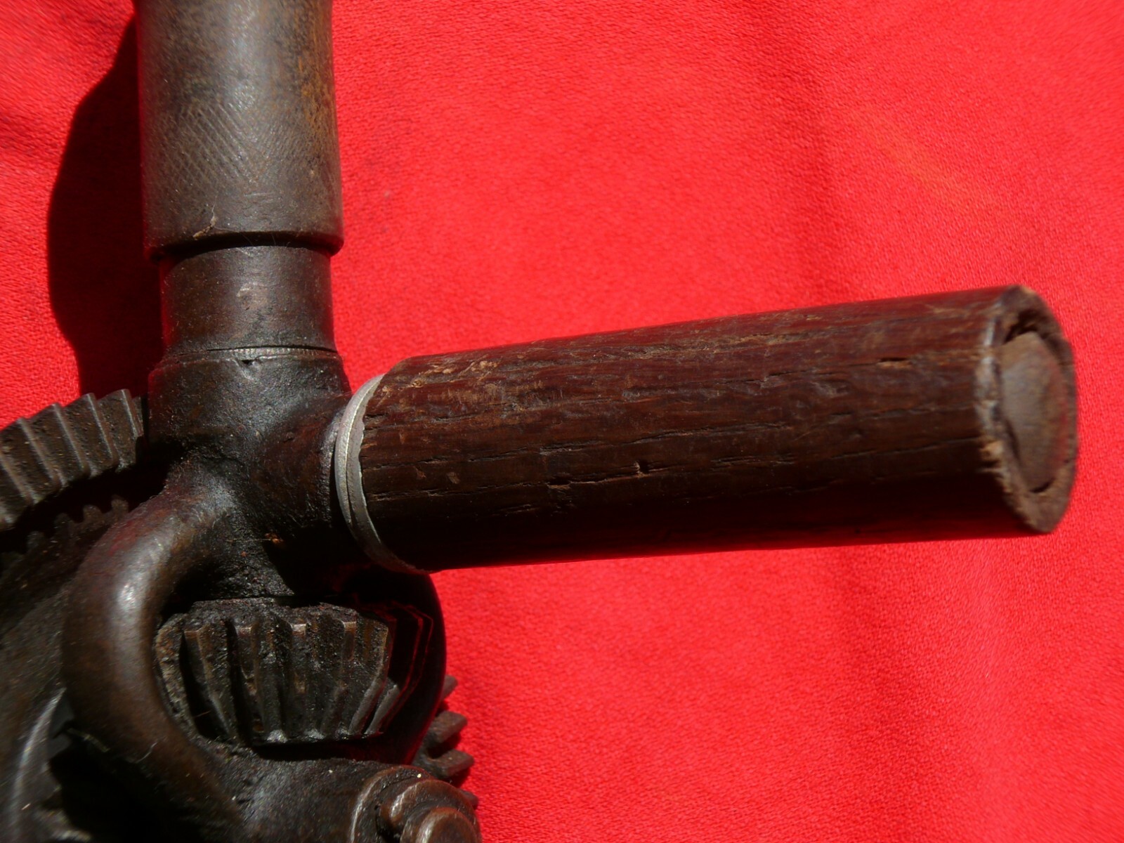 Late 19th Century Collectible Large Heavy Duty Three Speeds BREAST DRILL 5 lbs.