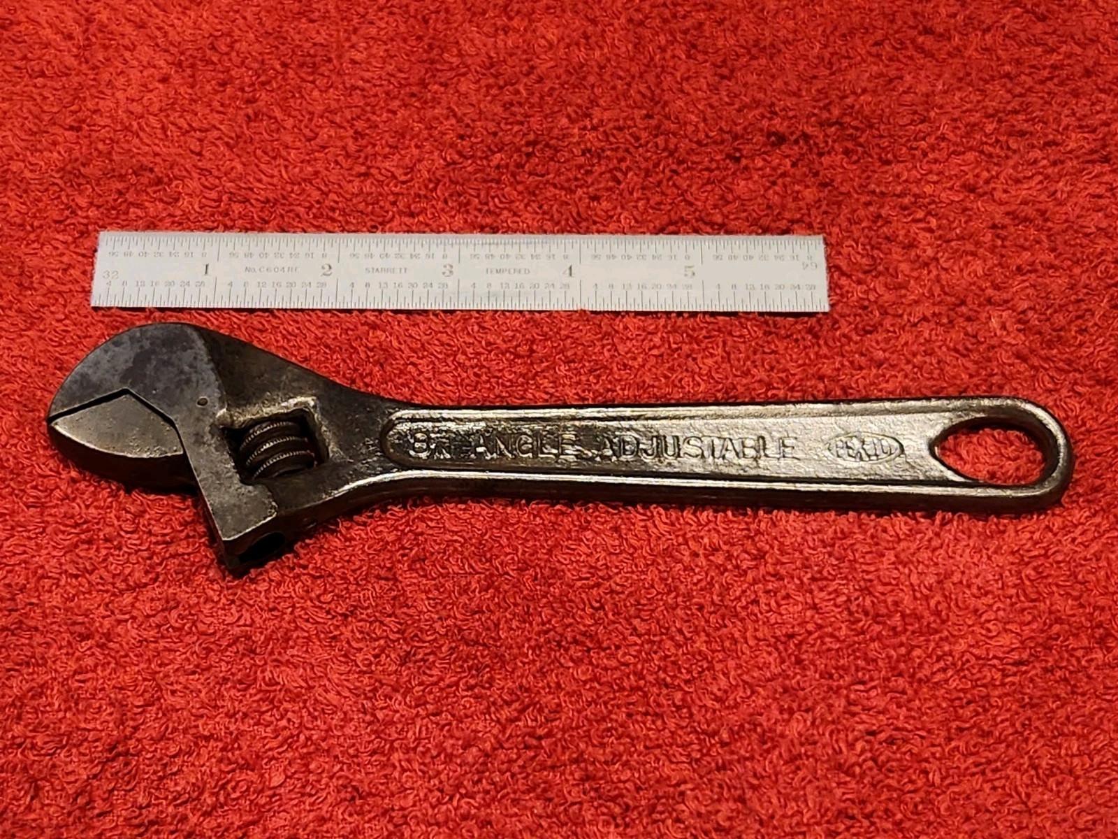 Rare Vintage Peck Stow & Wilcox Co. “PEXTO” 8″ Adjustable Crescent Wrench USA