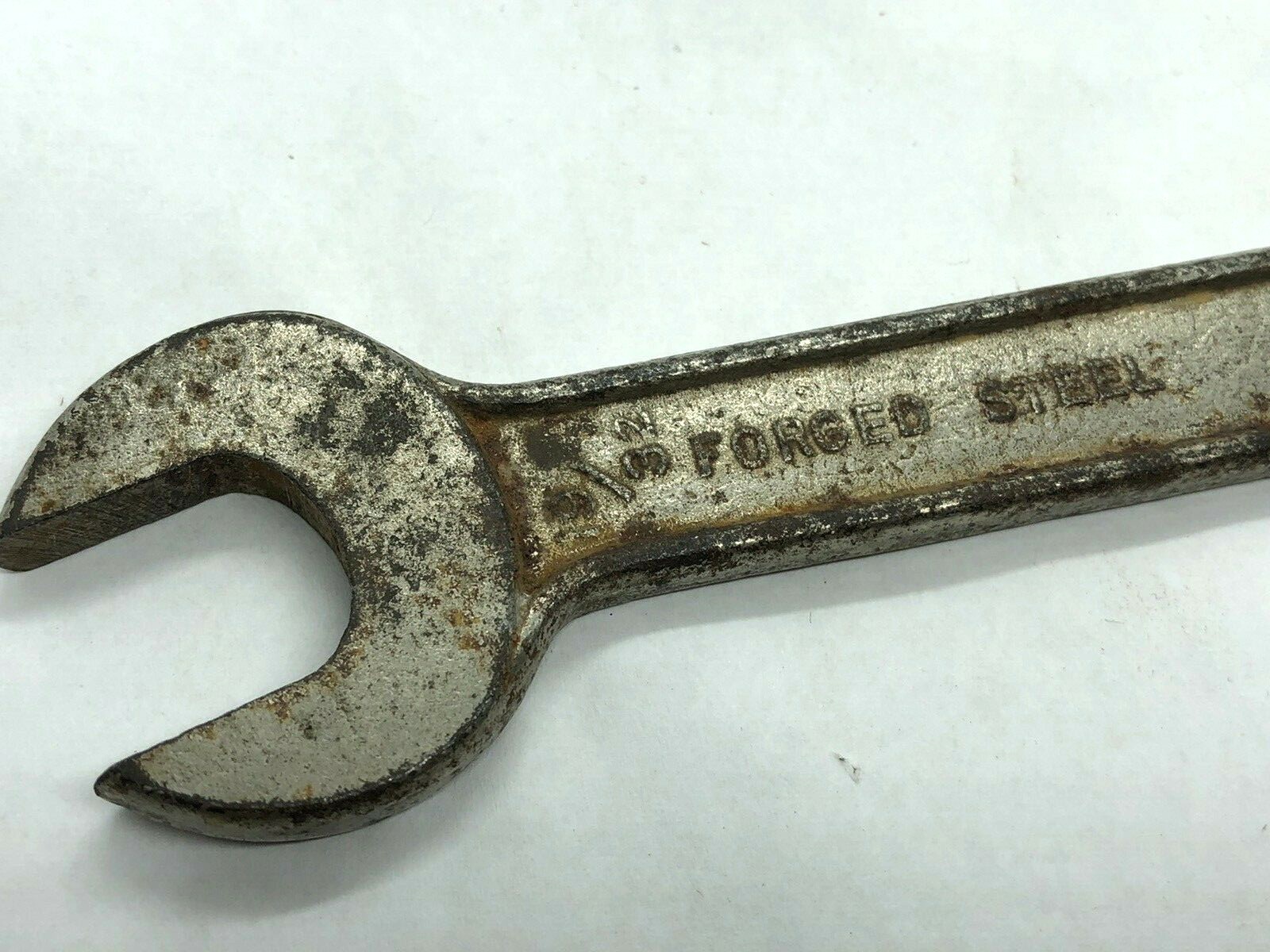 Vintage Drop Forge Select Steel Double open end wrench 5/32, 11/16. USA