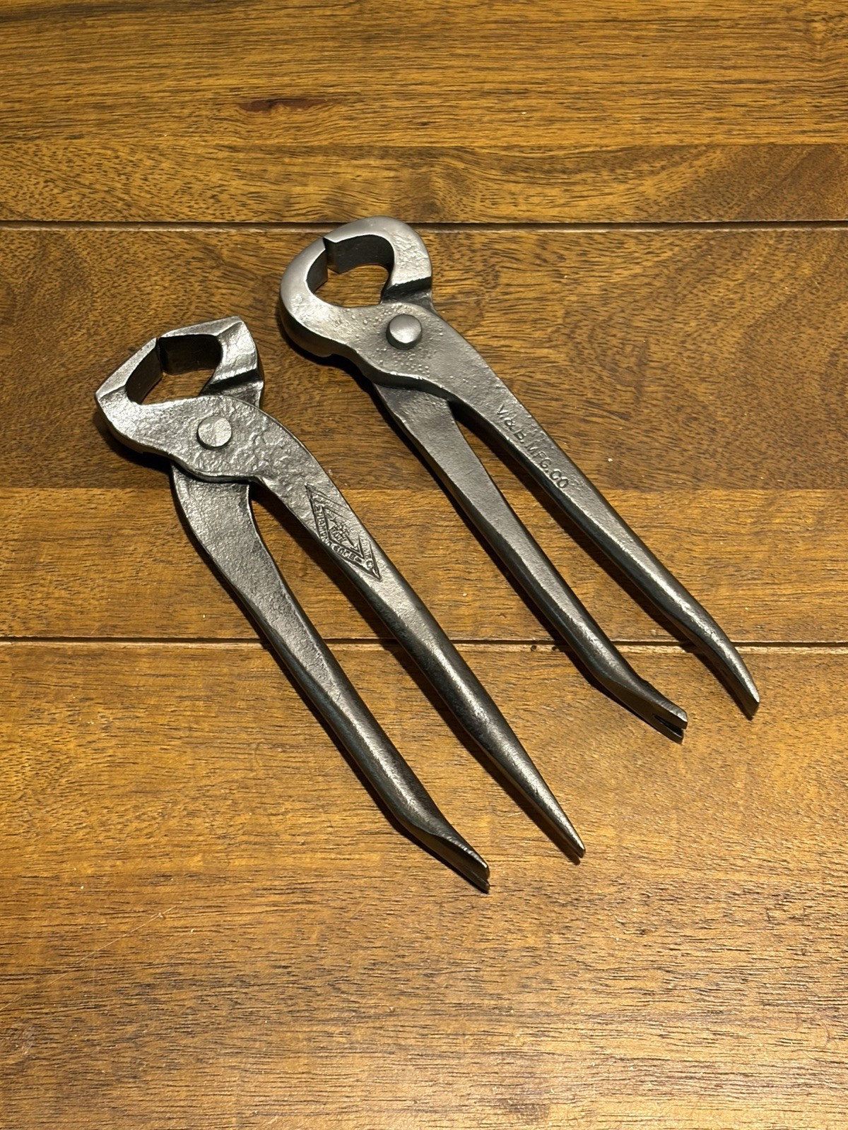 Vintage Shapleighs Diamond Edge 6” End Cutting Nippers Pliers Lot 2pc Antique
