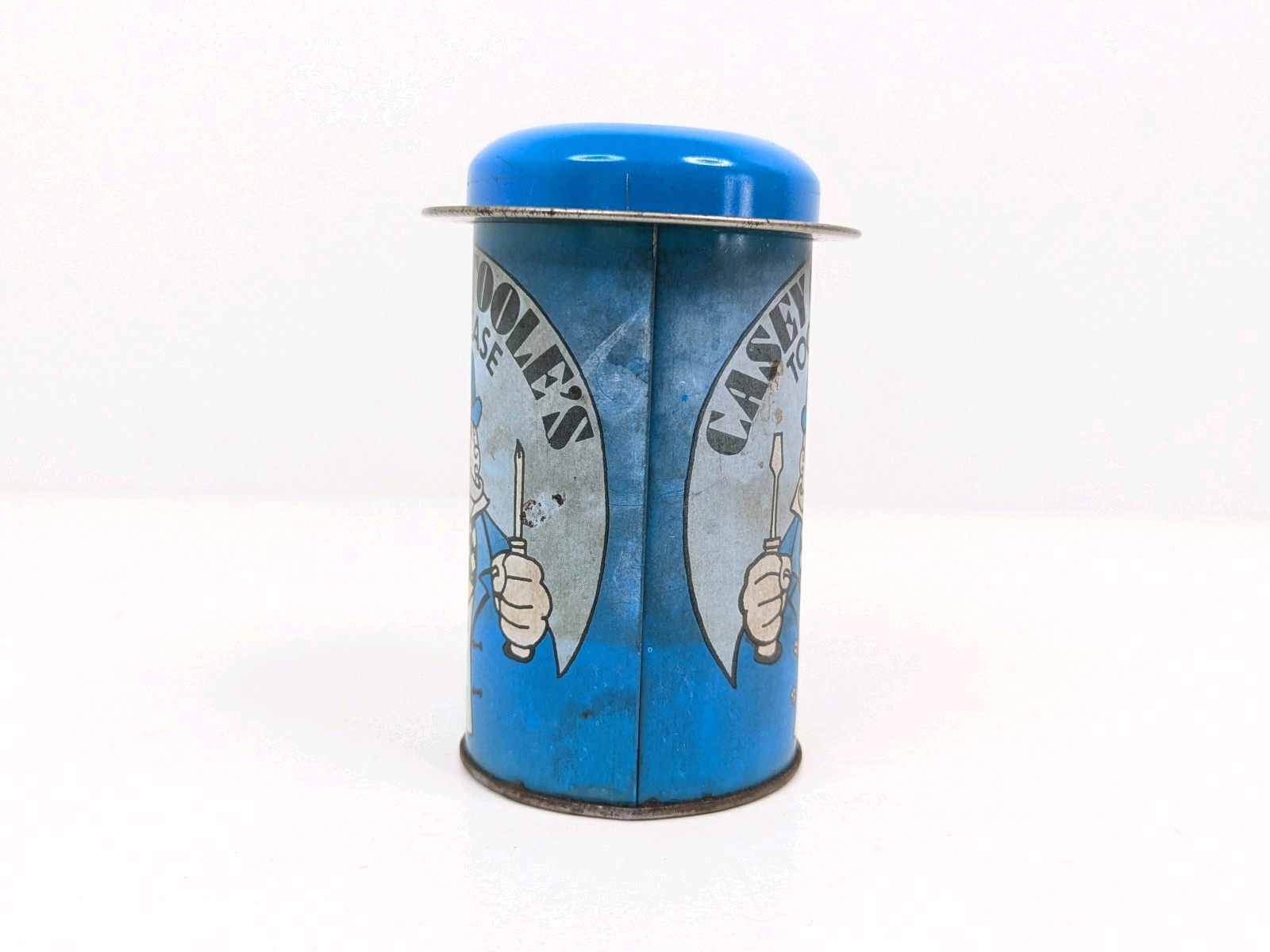 Casey O’Toole’s Tool Case Blue w/Lid Decorative Screwdriver/Tool Set Missing 1