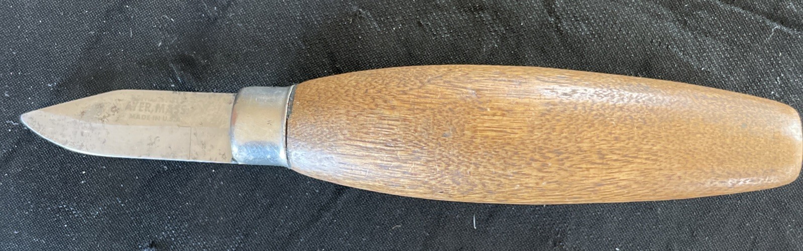 Vintage R. MURPHY AYER, MASS. Knife | Brown Wooded Handle| FREE S&H