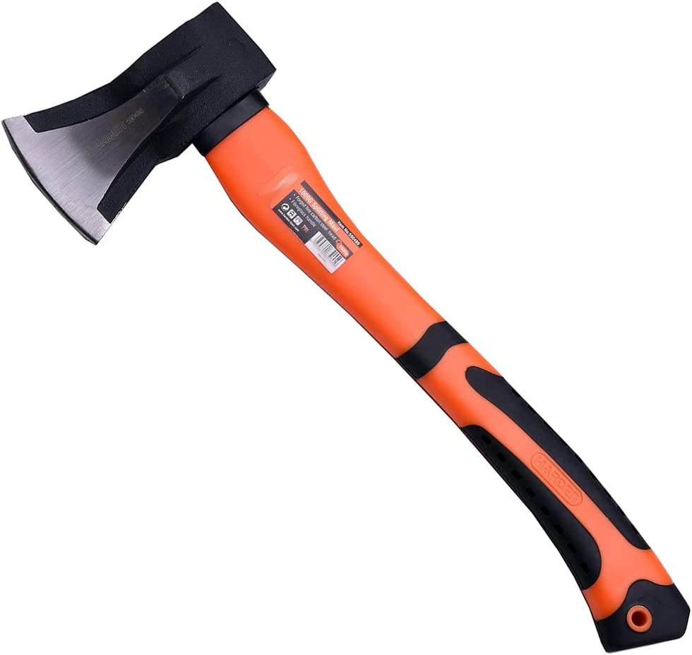 Wood Splitting Maul 17” – 3 Lb. Axe and Sledge Combined – Forged Steel Head – Sp