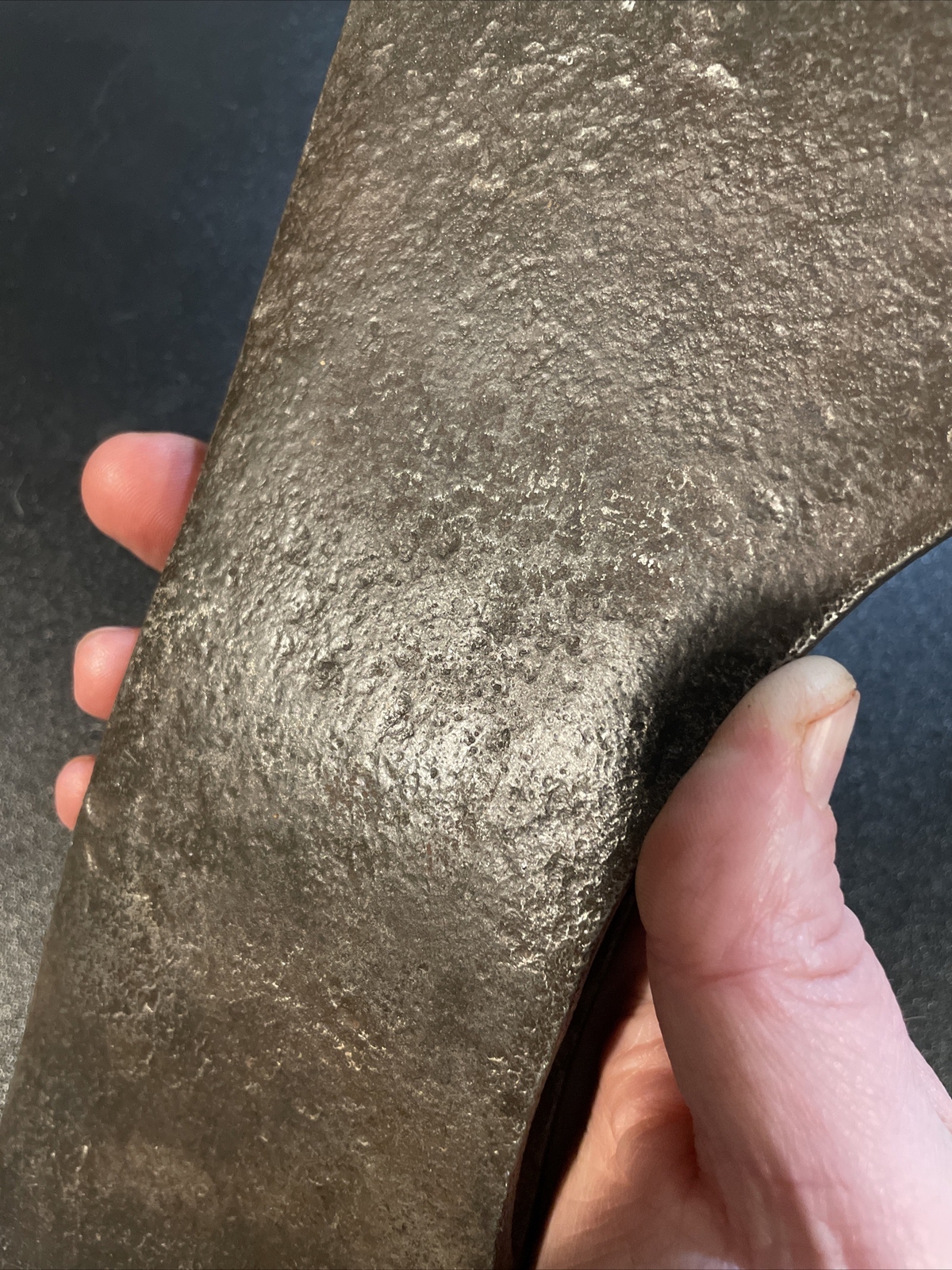 Vintage Double Bit Axe Head Illegible Worn Mark Unknown Maker USA 3.5lbs